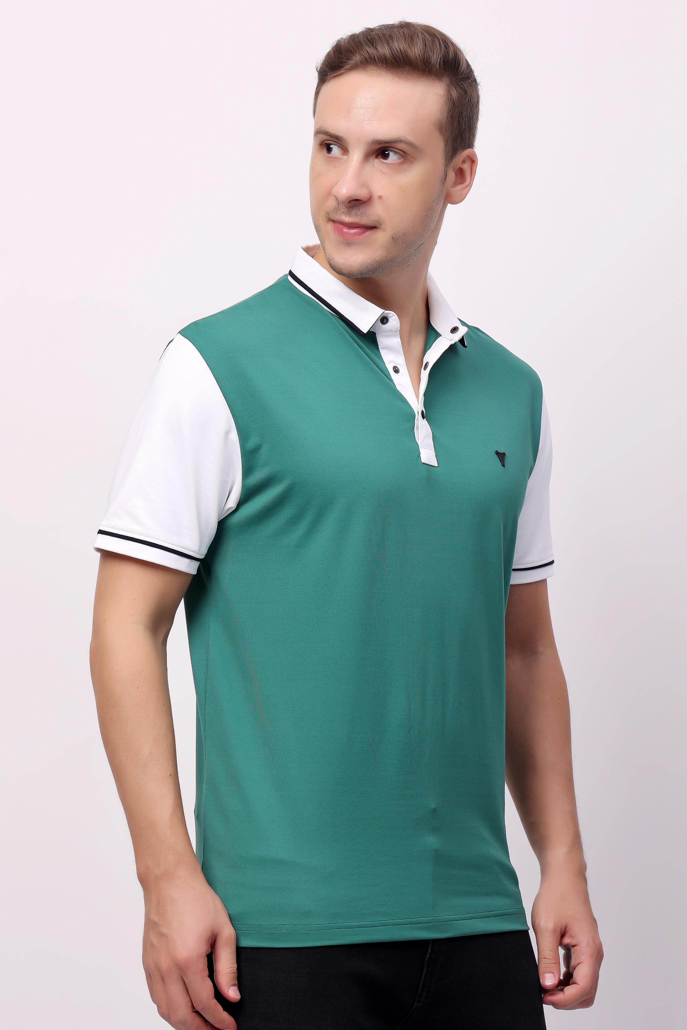 STYLOX SOLID POLO T-SHIRT FOR MEN - Stylox