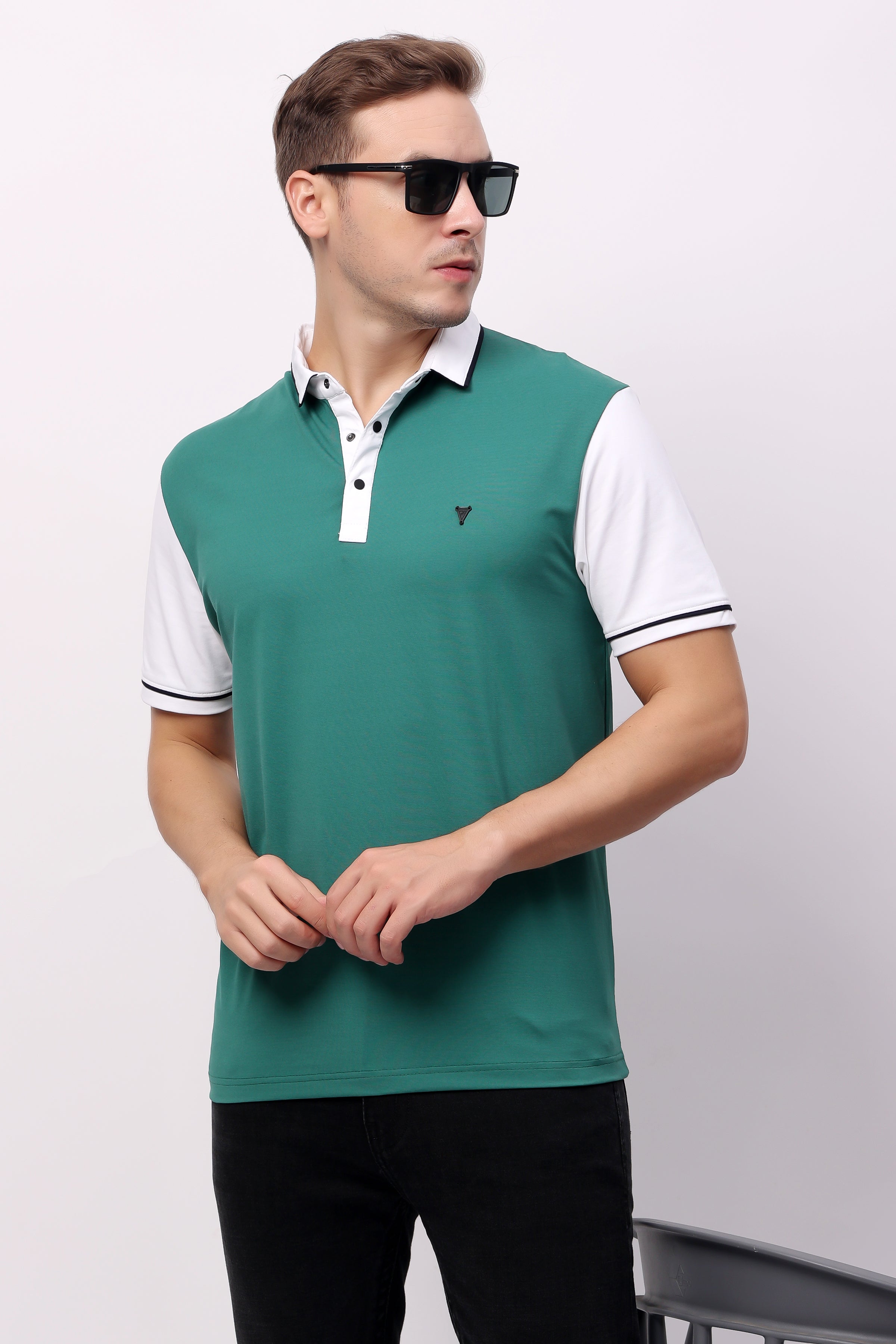 STYLOX SOLID POLO T-SHIRT FOR MEN - Stylox