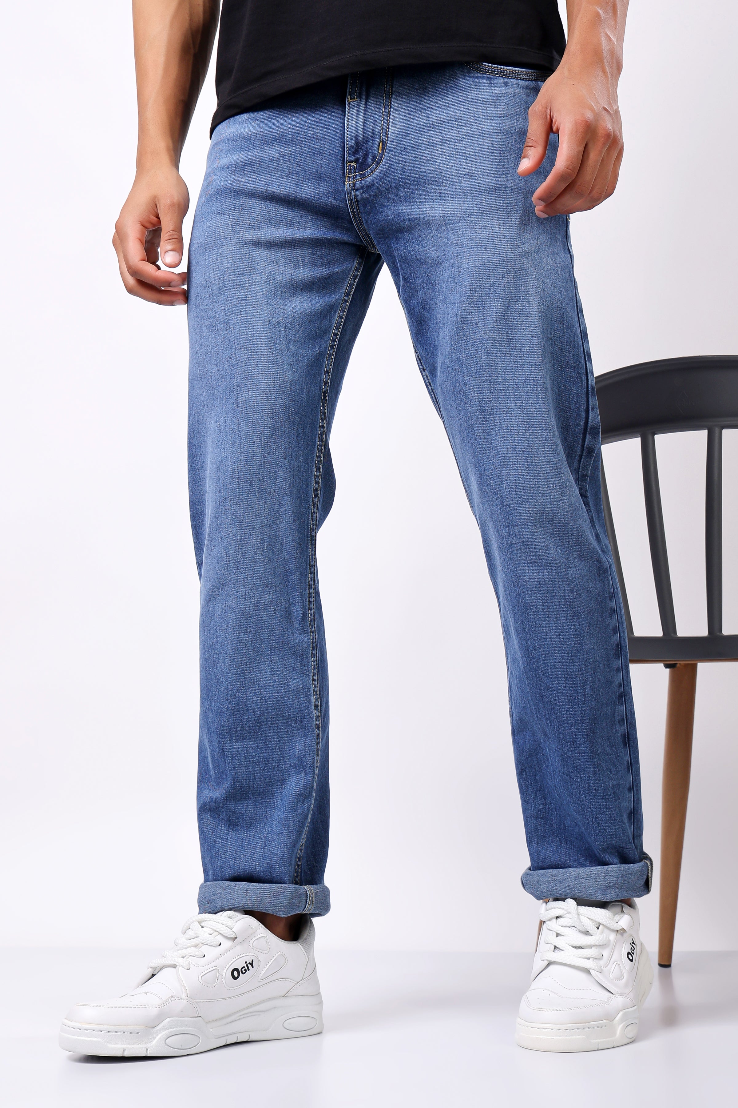 Stylox Comfort Fit Denim Jeans for Men's - Stylox