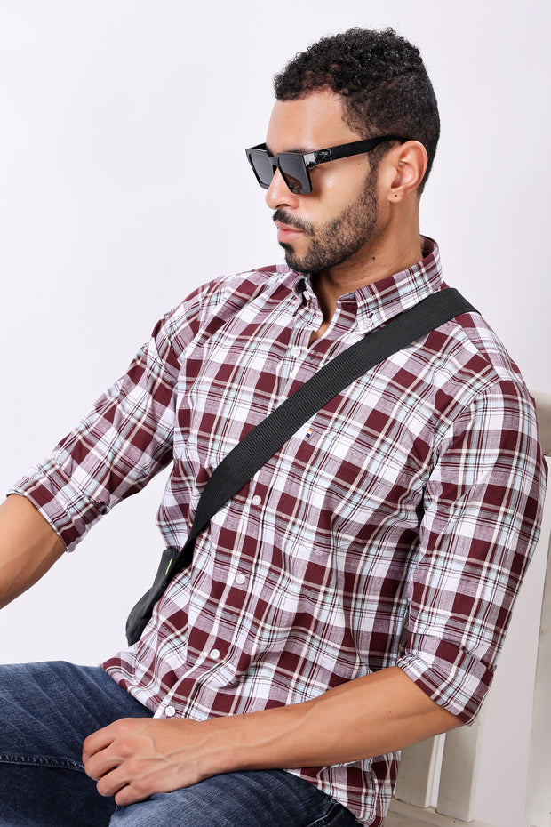 Stylox Casual Check Shirt For Men