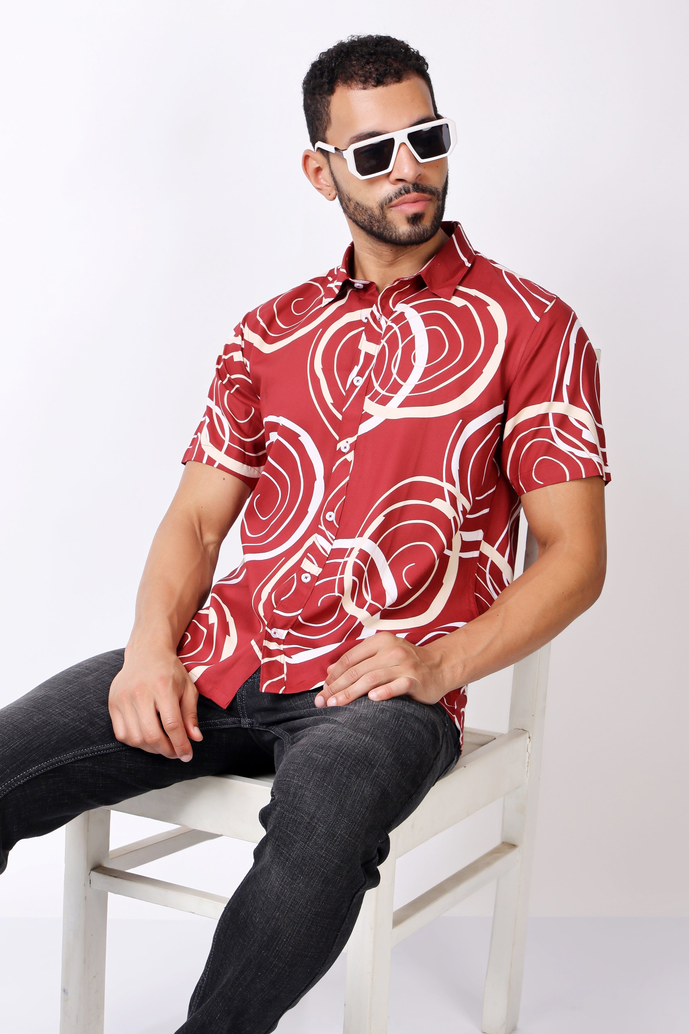Stylox Half Sleeve Printed Casual Shirt - Stylox