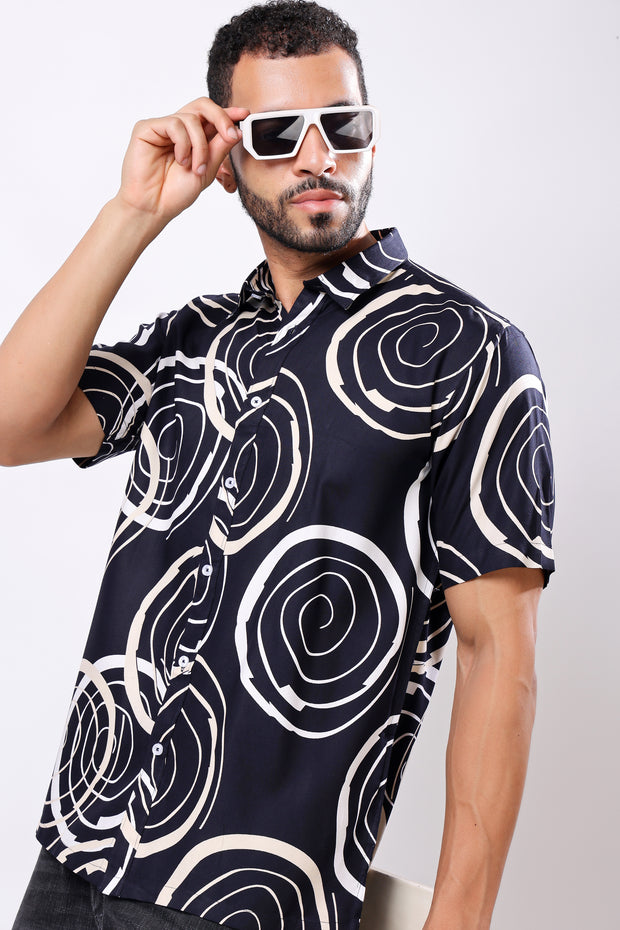 Stylox Half Sleeve Printed Casual Shirt