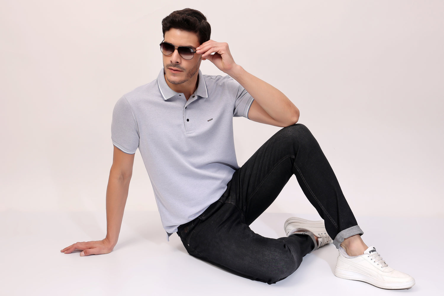 STYLOX SOLID POLO T-SHIRT