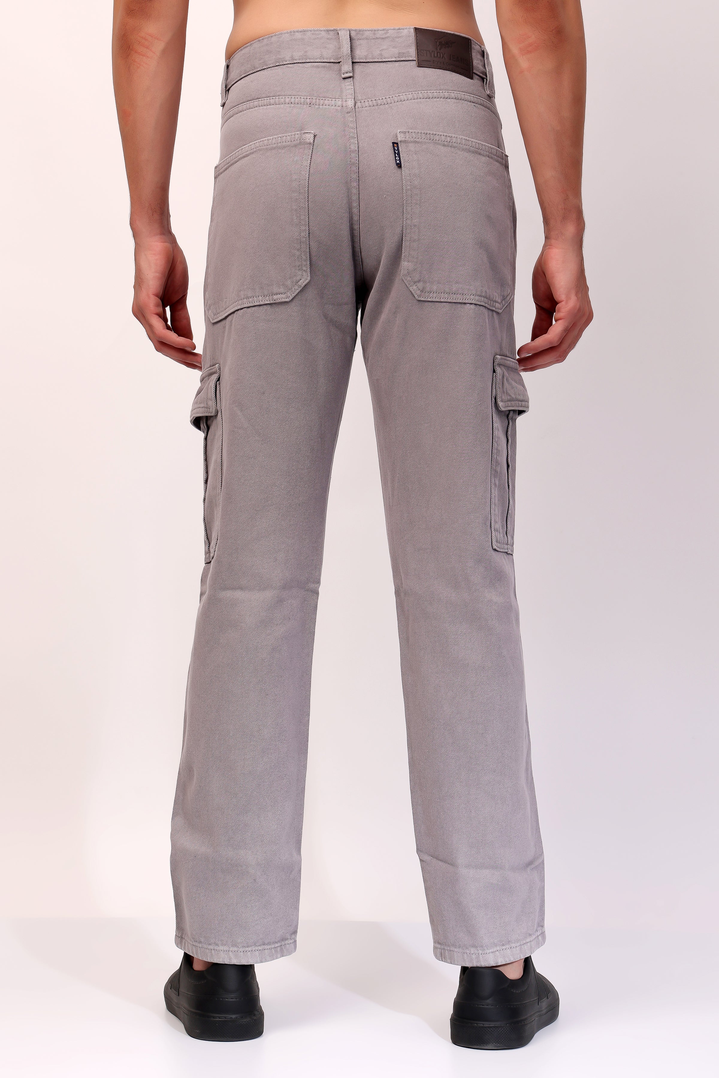 Stylox Comfort Fit Cargo Denim Jeans - Stylox
