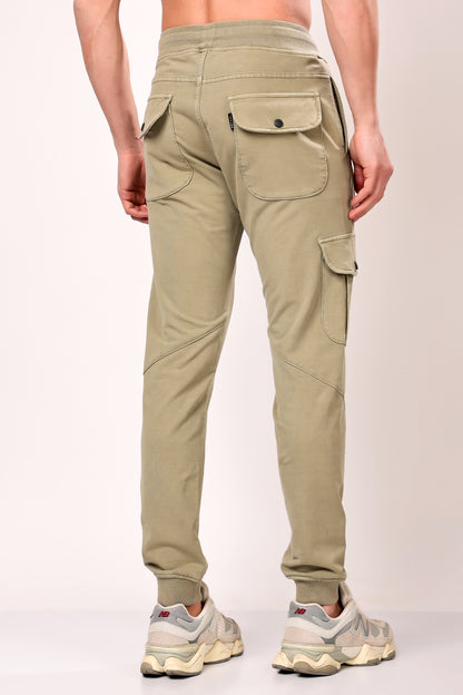 Stylox Men’s Slim Fit Joggers | Stretchable Cotton Blend Track Pants with Elastic Waist &amp; Pockets | Stylish Casual &amp; Gym Wear Bottoms