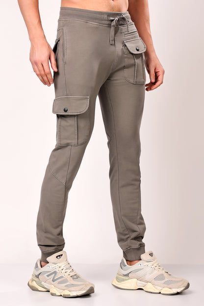 Stylox Men’s Slim Fit Joggers | Stretchable Cotton Blend Track Pants with Elastic Waist &amp; Pockets | Stylish Casual &amp; Gym Wear Bottoms