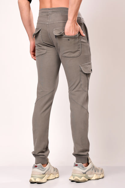 Stylox Men’s Slim Fit Joggers | Stretchable Cotton Blend Track Pants with Elastic Waist &amp; Pockets | Stylish Casual &amp; Gym Wear Bottoms