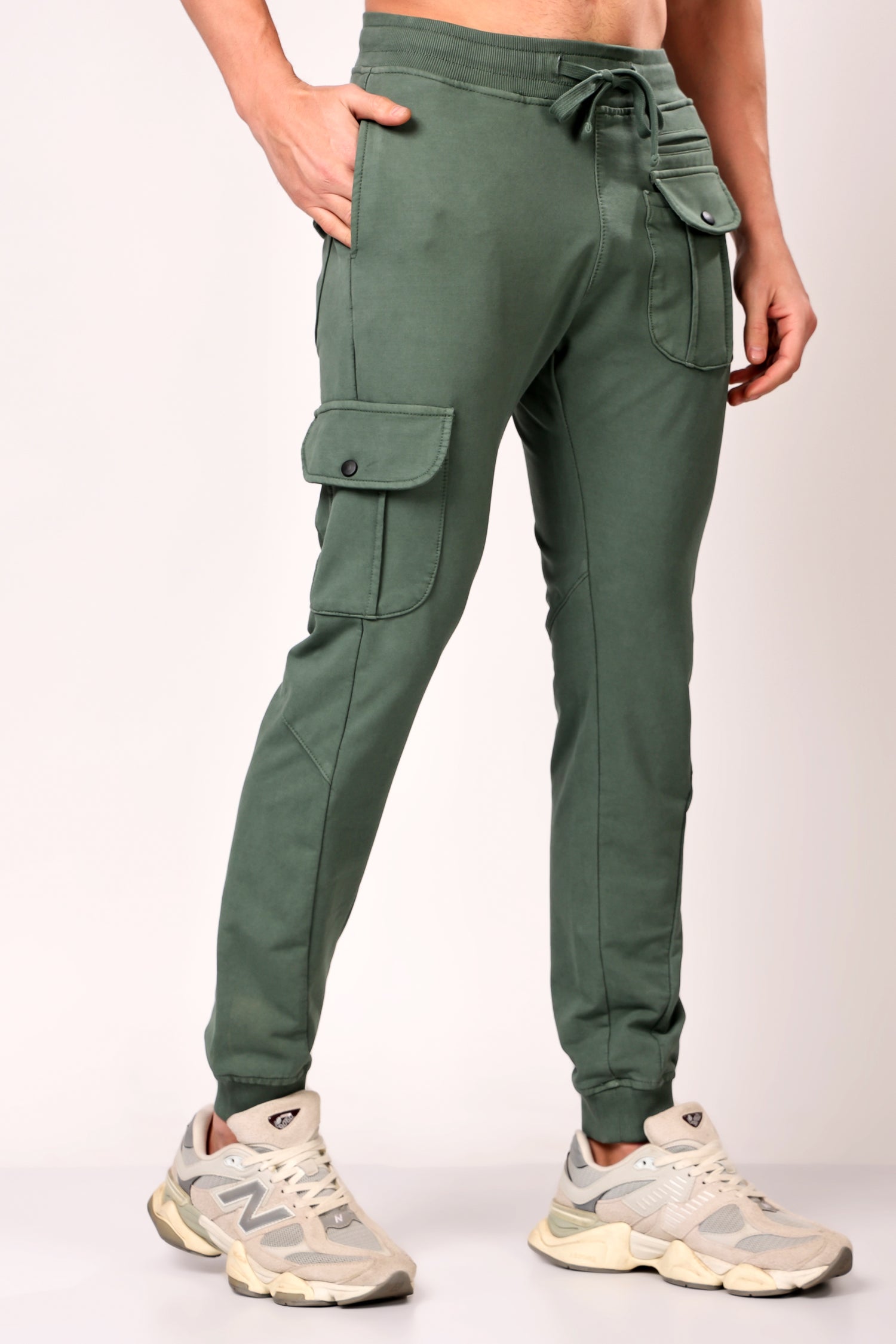 Stylox Men’s Slim Fit Joggers | Stretchable Cotton Blend Track Pants with Elastic Waist &amp; Pockets | Stylish Casual &amp; Gym Wear Bottoms