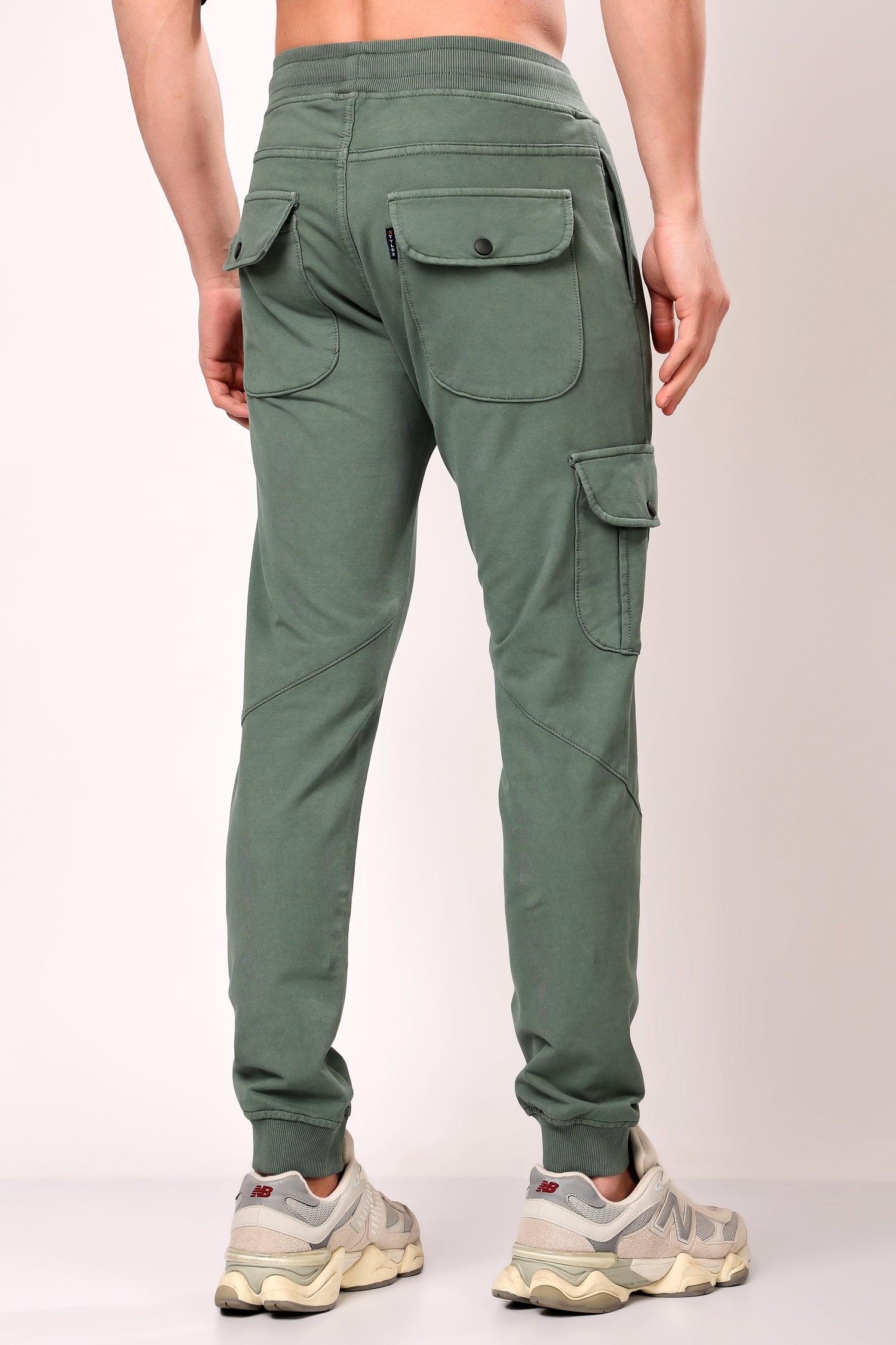 Stylox Men’s Slim Fit Joggers | Stretchable Cotton Blend Track Pants with Elastic Waist &amp; Pockets | Stylish Casual &amp; Gym Wear Bottoms