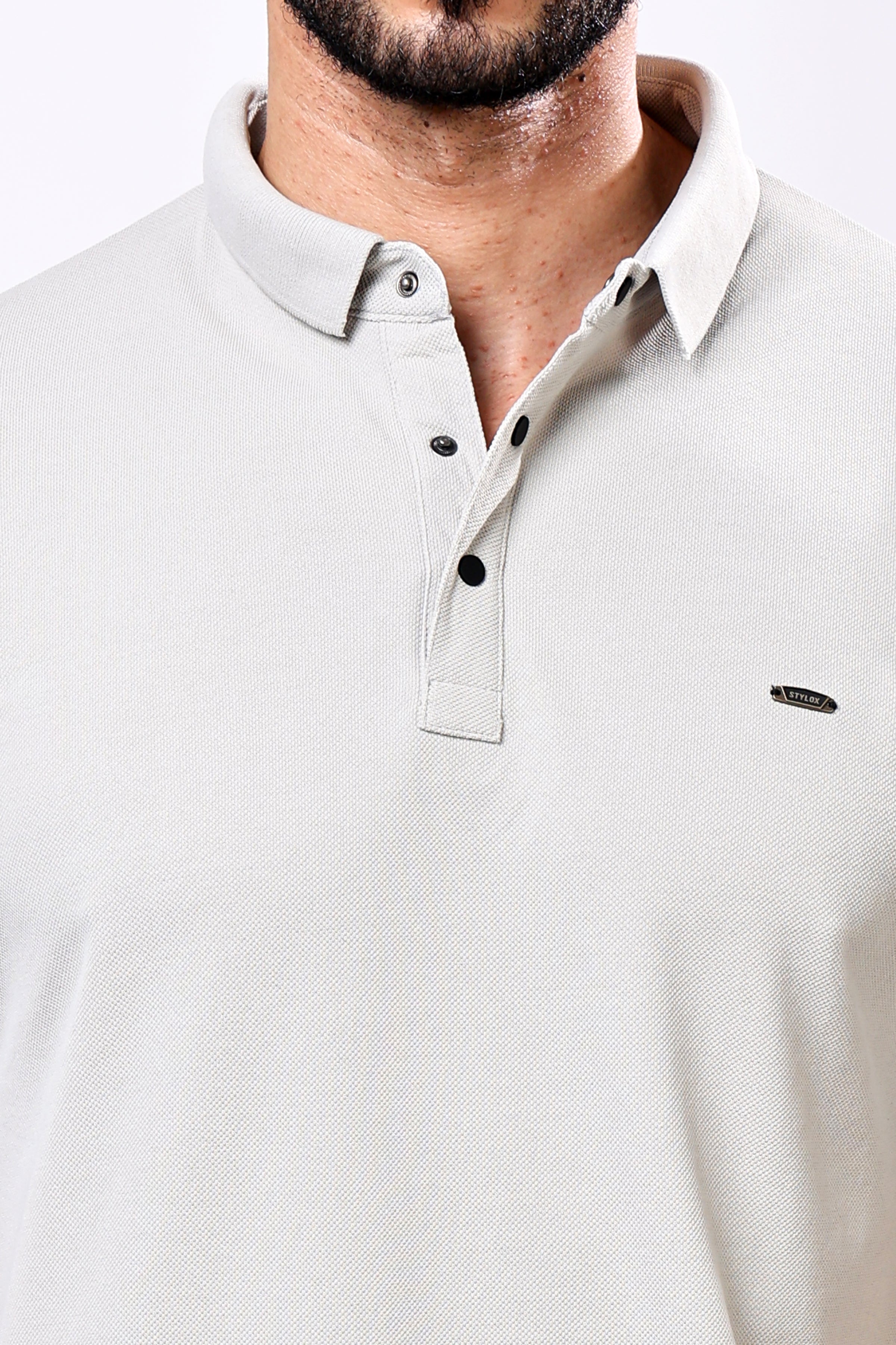 Stylox Solid Polo T-Shirt For Men - Stylox