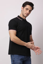 Stylox solid polo t-shirt