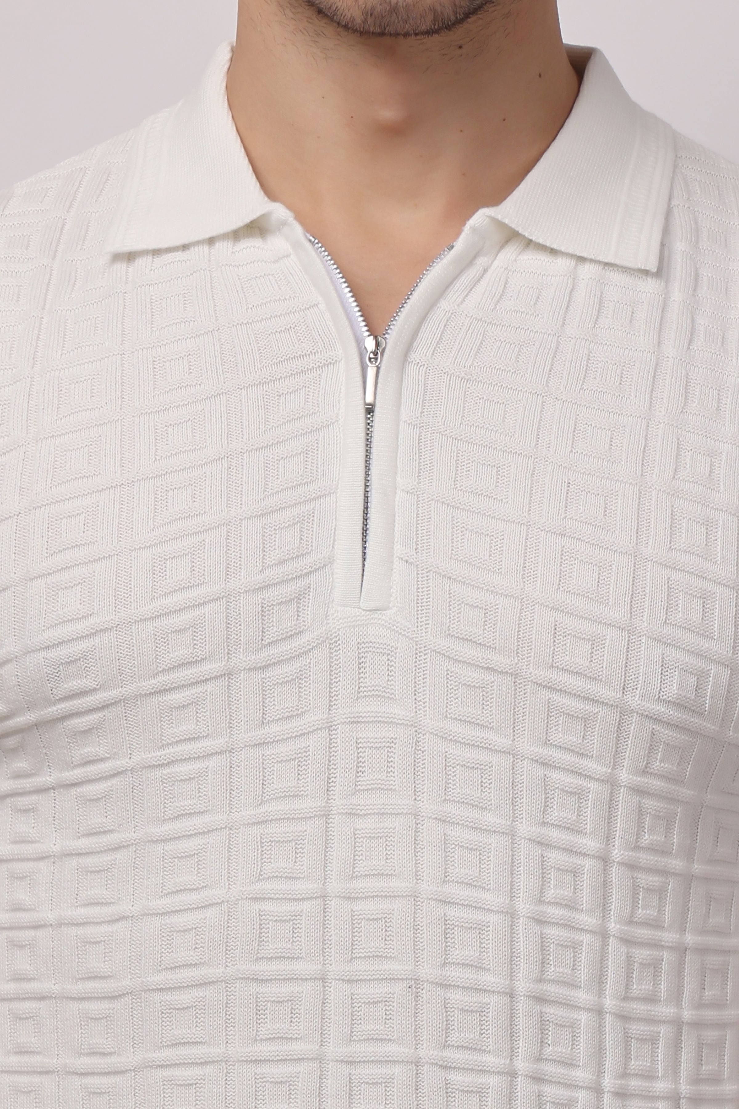 Stylox Solid Polo collar T-shirt FOR MEN - Stylox