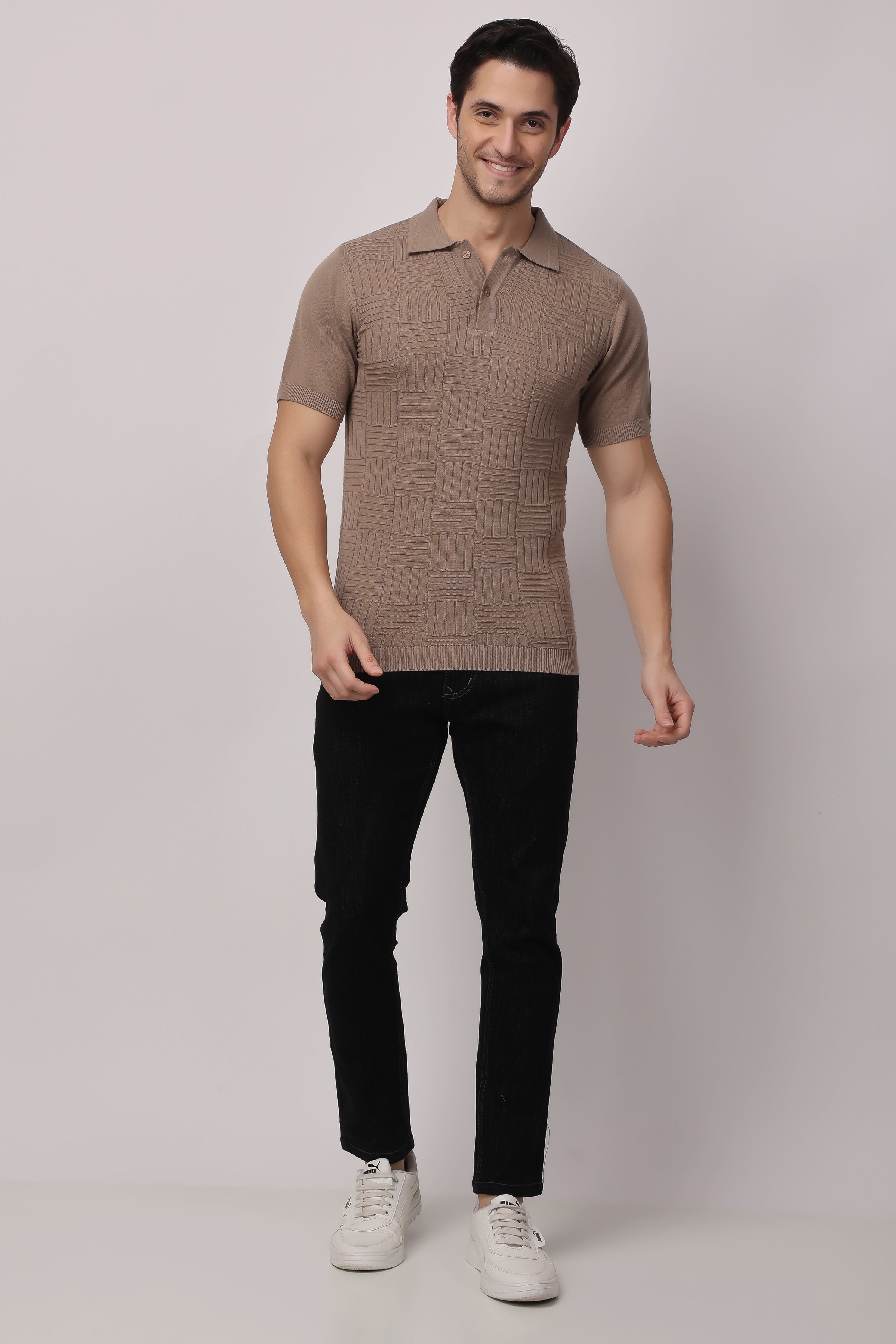 Stylox Solid Polo T-shirt FOR MEN - Stylox