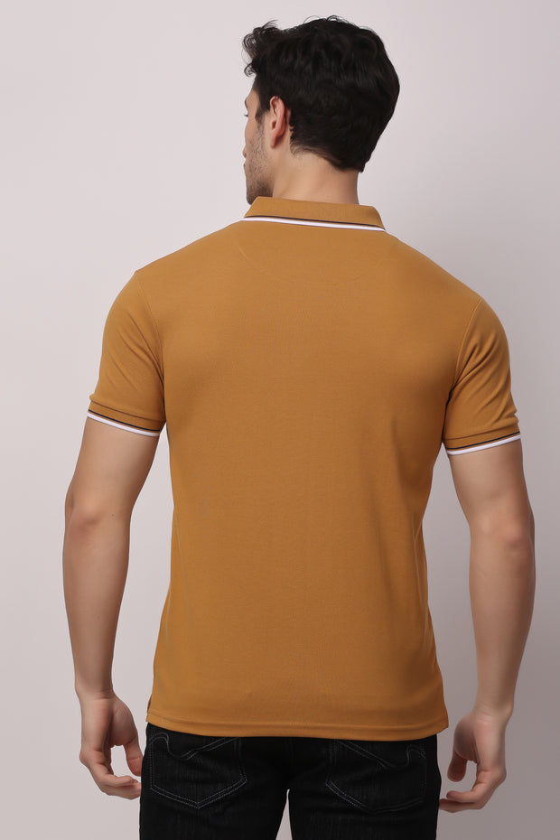 Stylox solid polo t-shirt