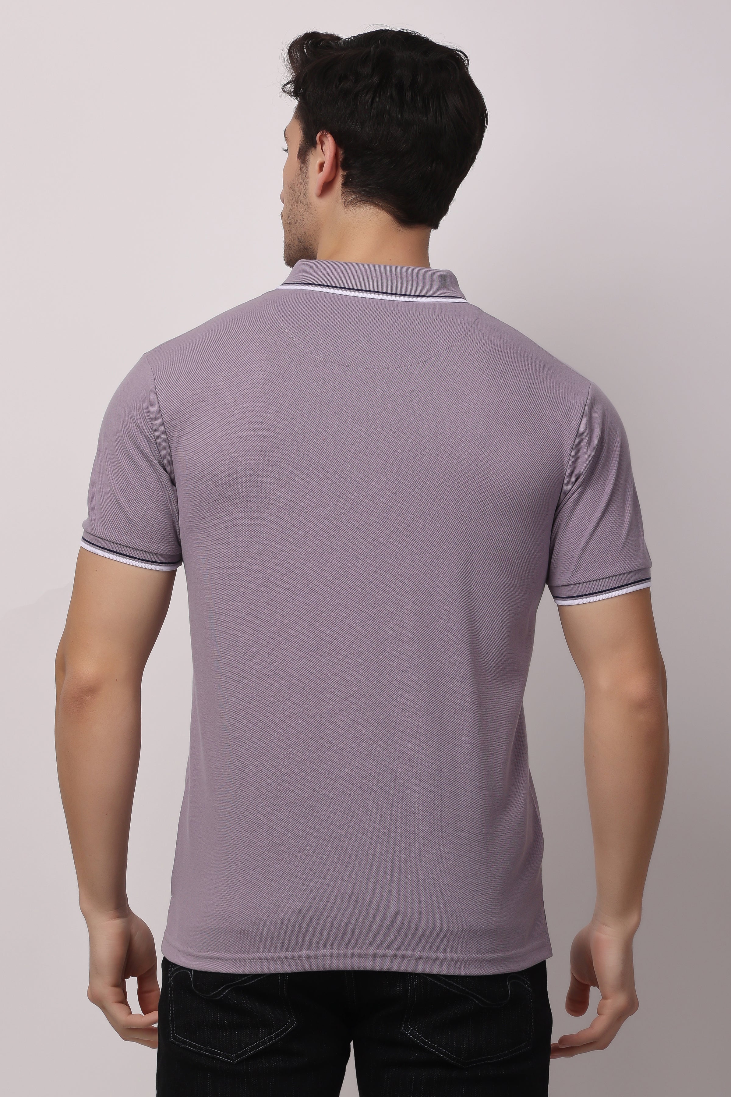 Stylox solid polo t-shirt