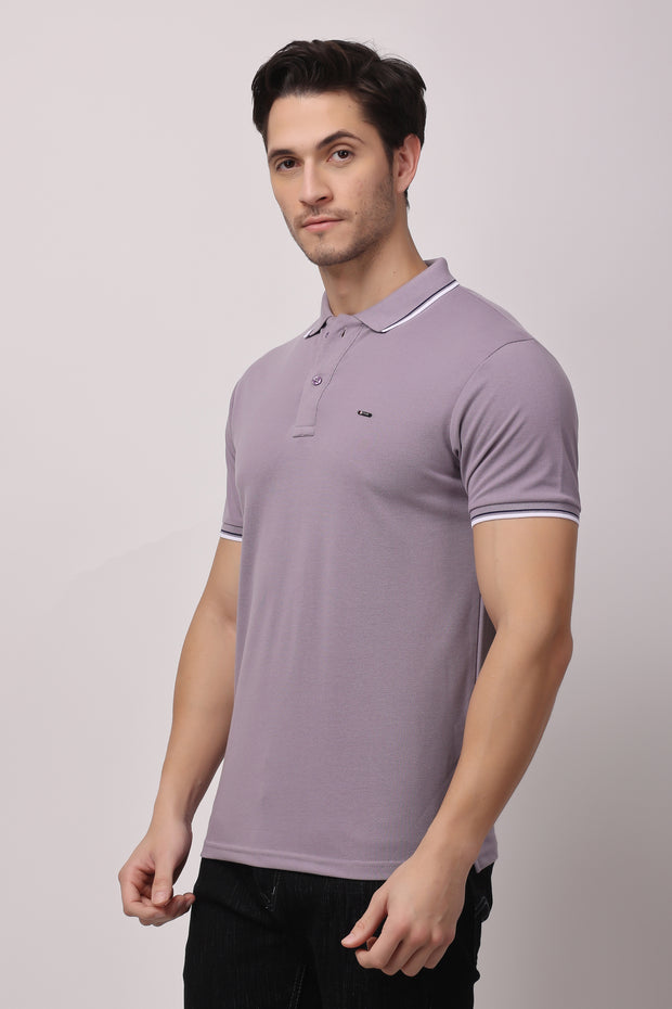 Stylox solid polo t-shirt