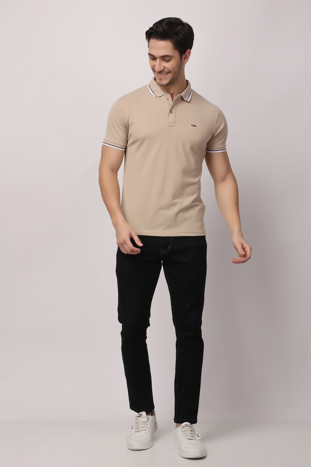 Stylox solid polo t-shirt