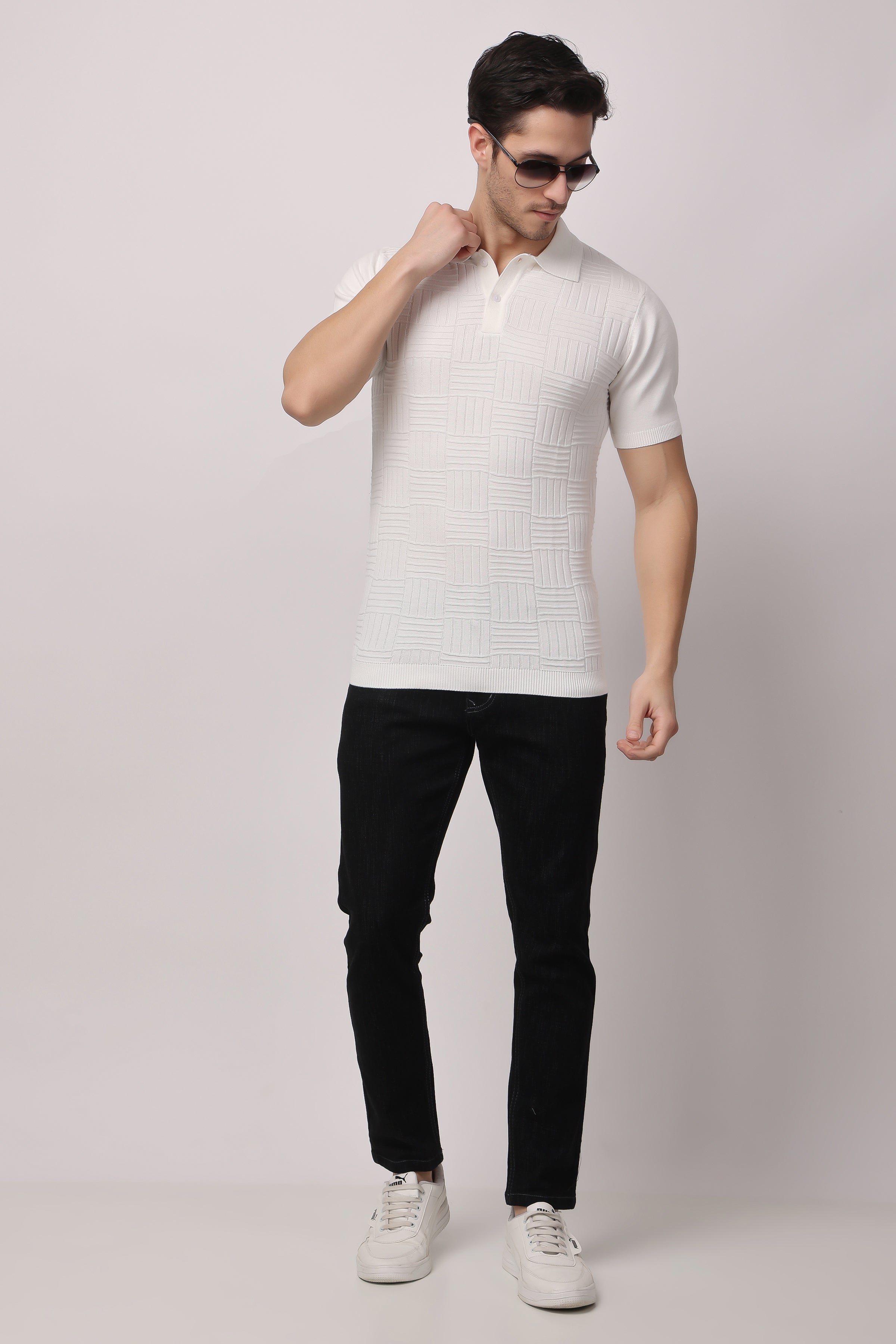 Stylox Solid Polo T-shirt FOR MEN - Stylox