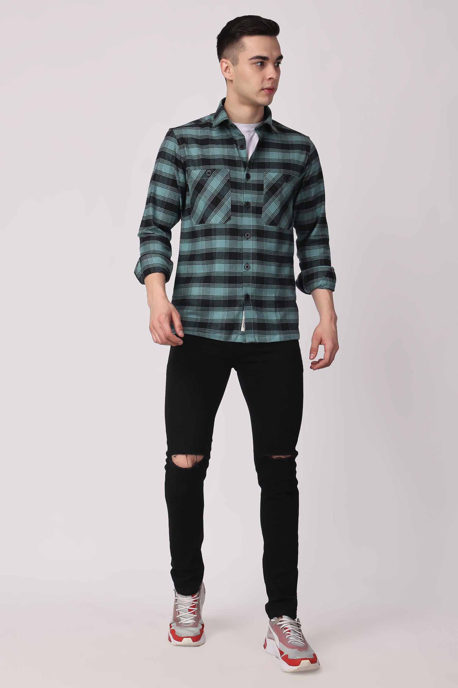 STYLOX COTTON FLEECE SHIRT