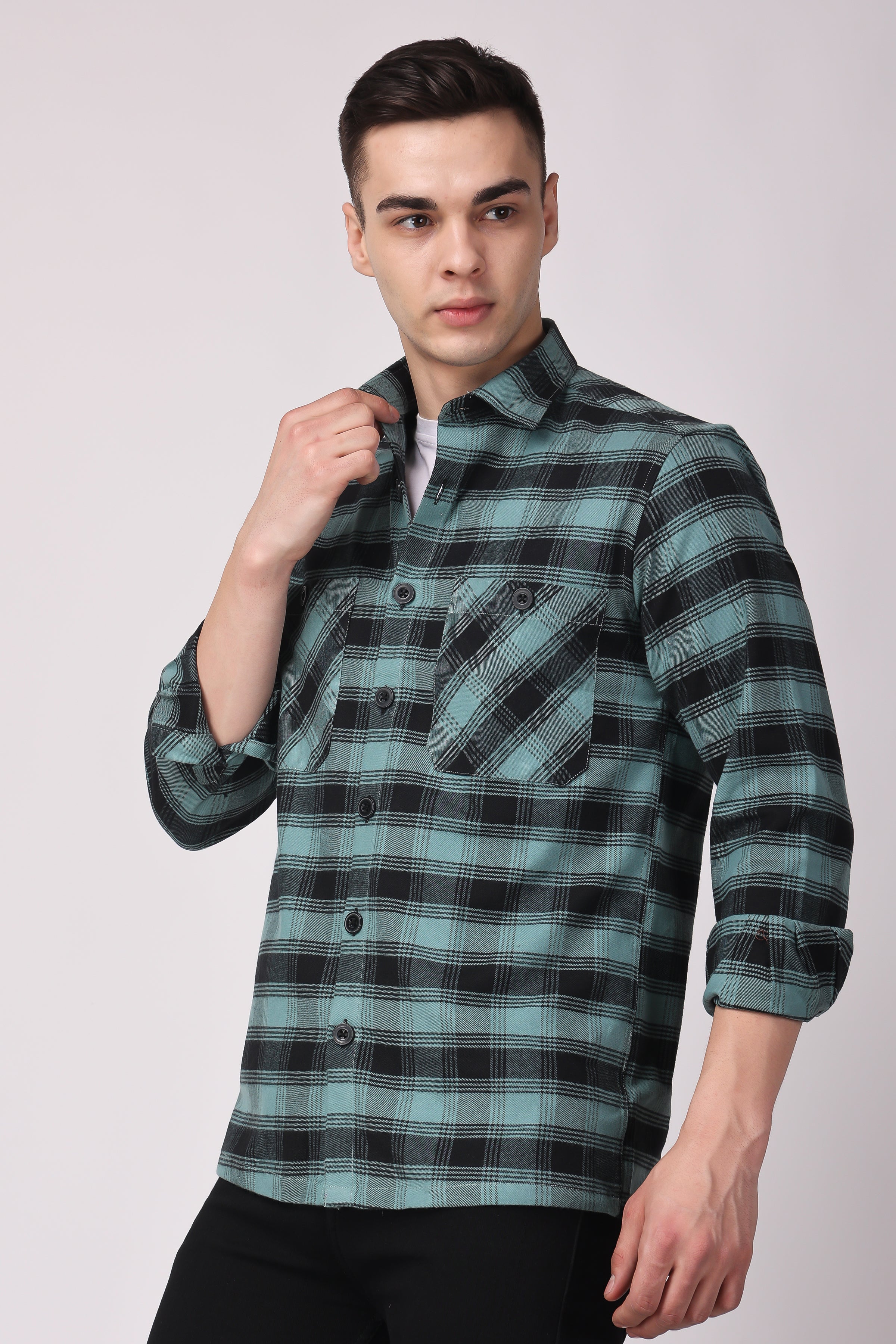 STYLOX COTTON FLEECE SHIRT