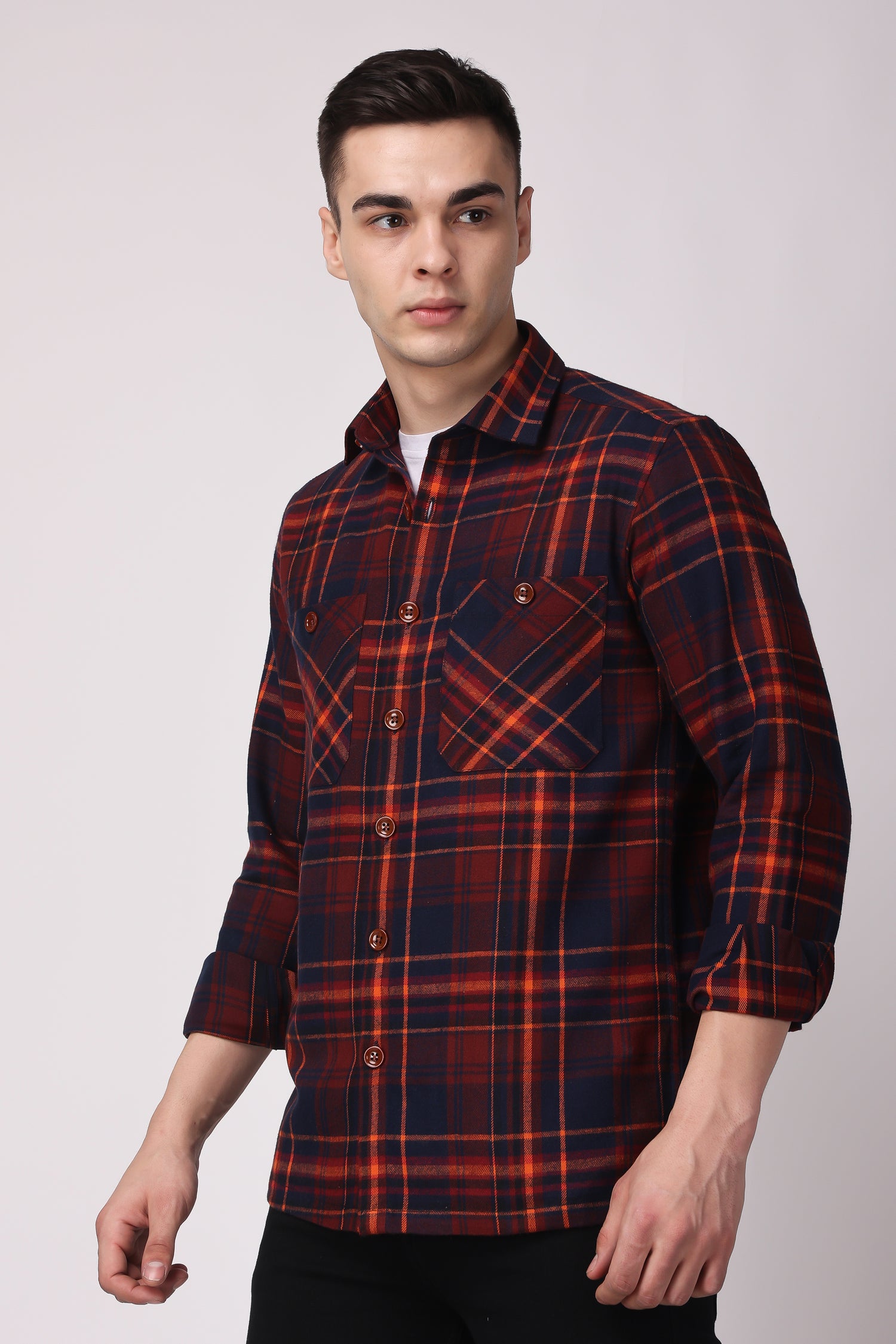STYLOX COTTON FLEECE SHIRT