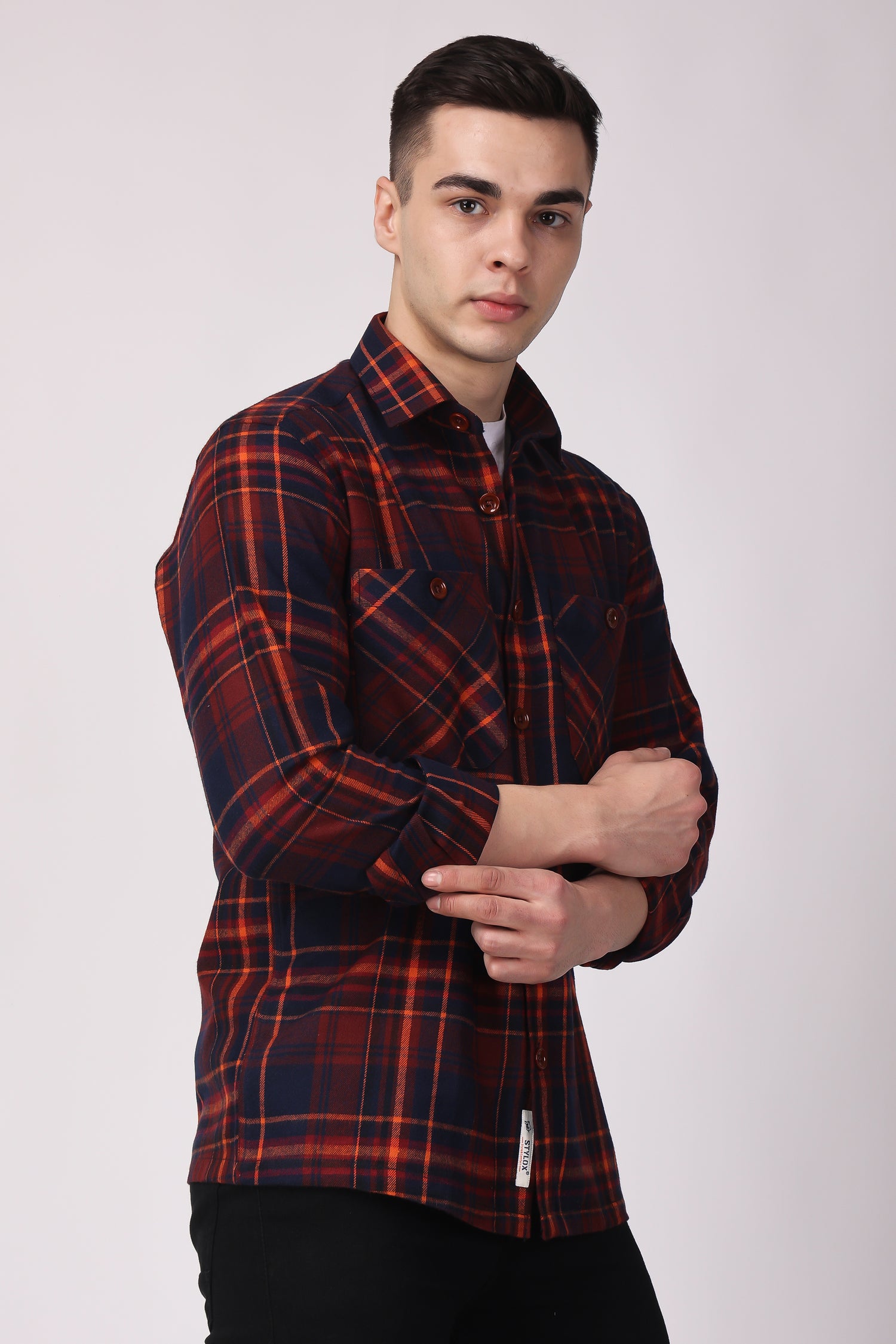 STYLOX COTTON FLEECE SHIRT