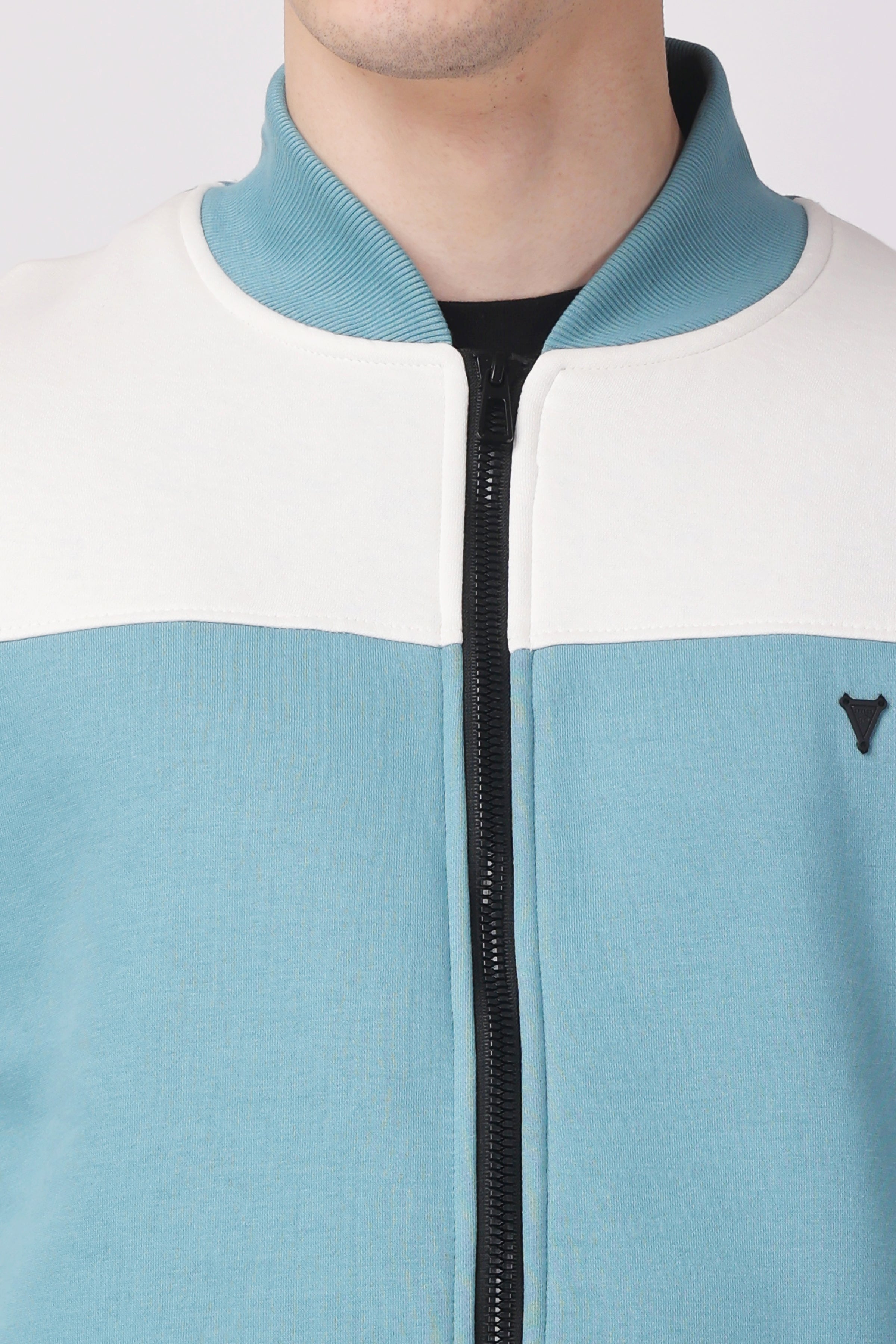 STYLOX CREW NECK SOLID JACKET FOR MEN
