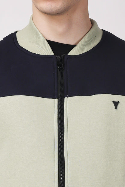 STYLOX CREW NECK SOLID JACKET FOR MEN
