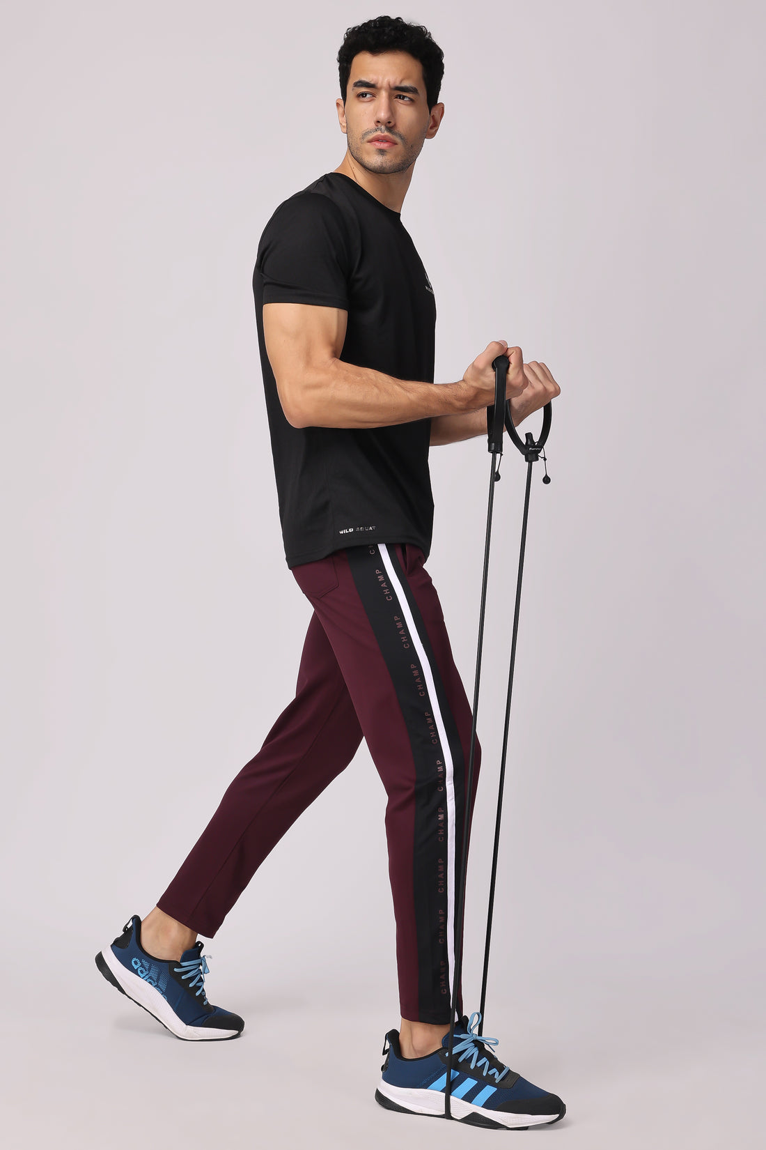 Stylox Slim Fit Trackpants with Side and Back Pockets