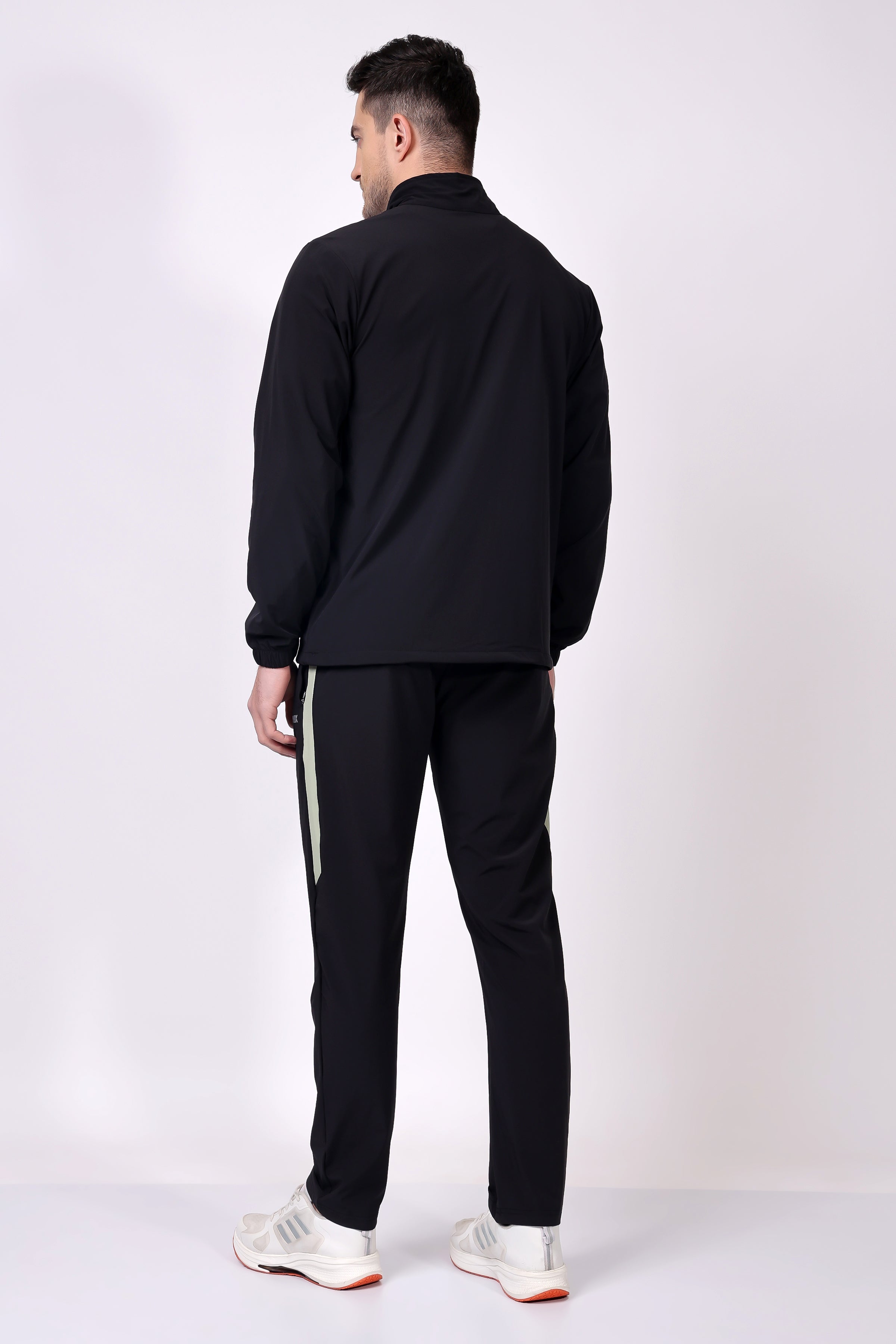 Stylox Men’s Colorblock Tracksuit | Full Zip High Neck Jacket & Jogger Pants Set - Stylox
