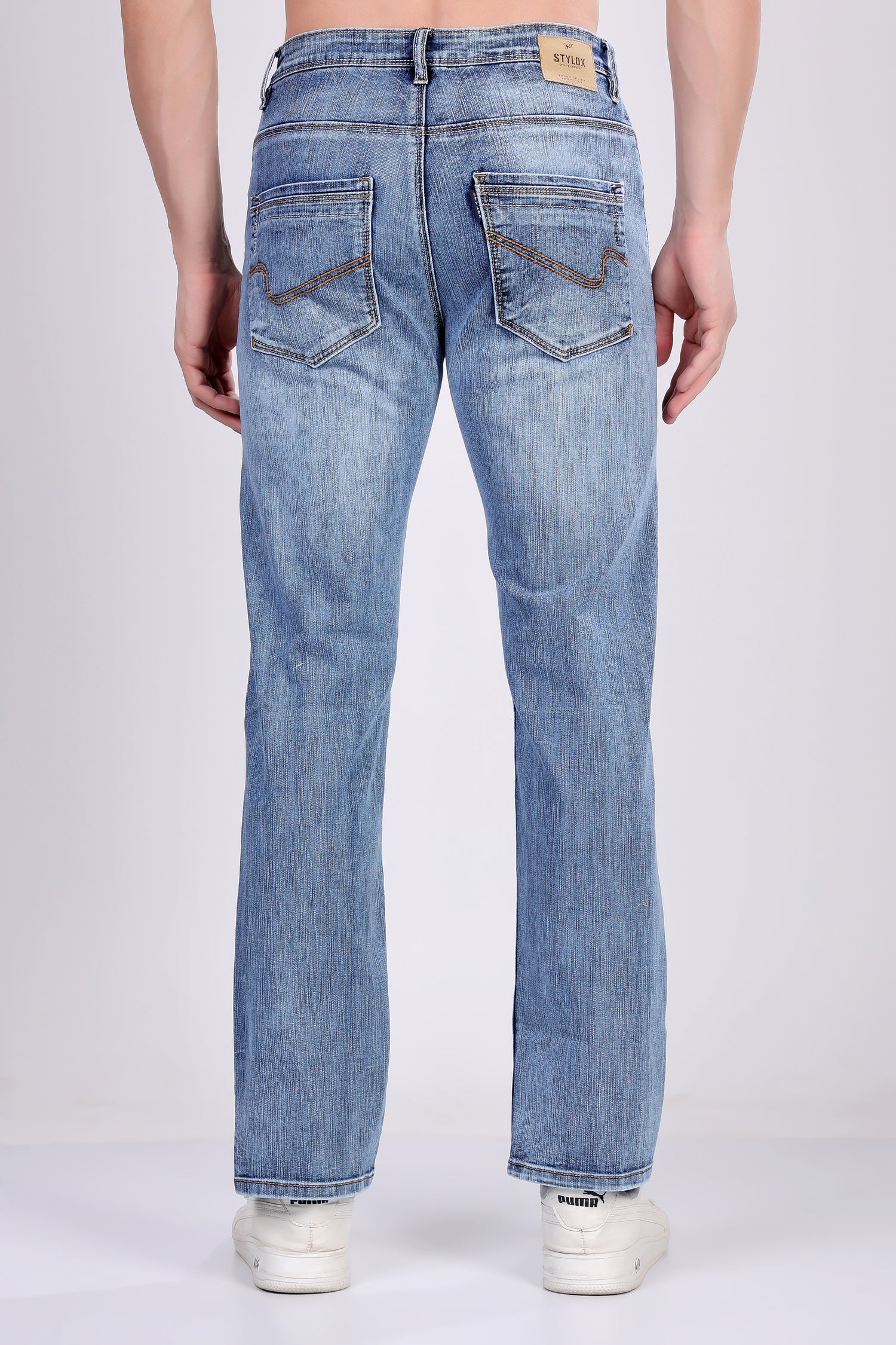 STYLOX LIGHT BLUE COMFORT FIT JEANS