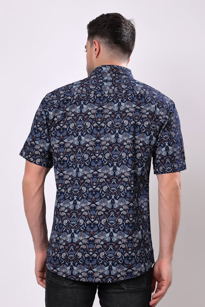 Stylox Half Sleeve Printed Casual Shirt for Men