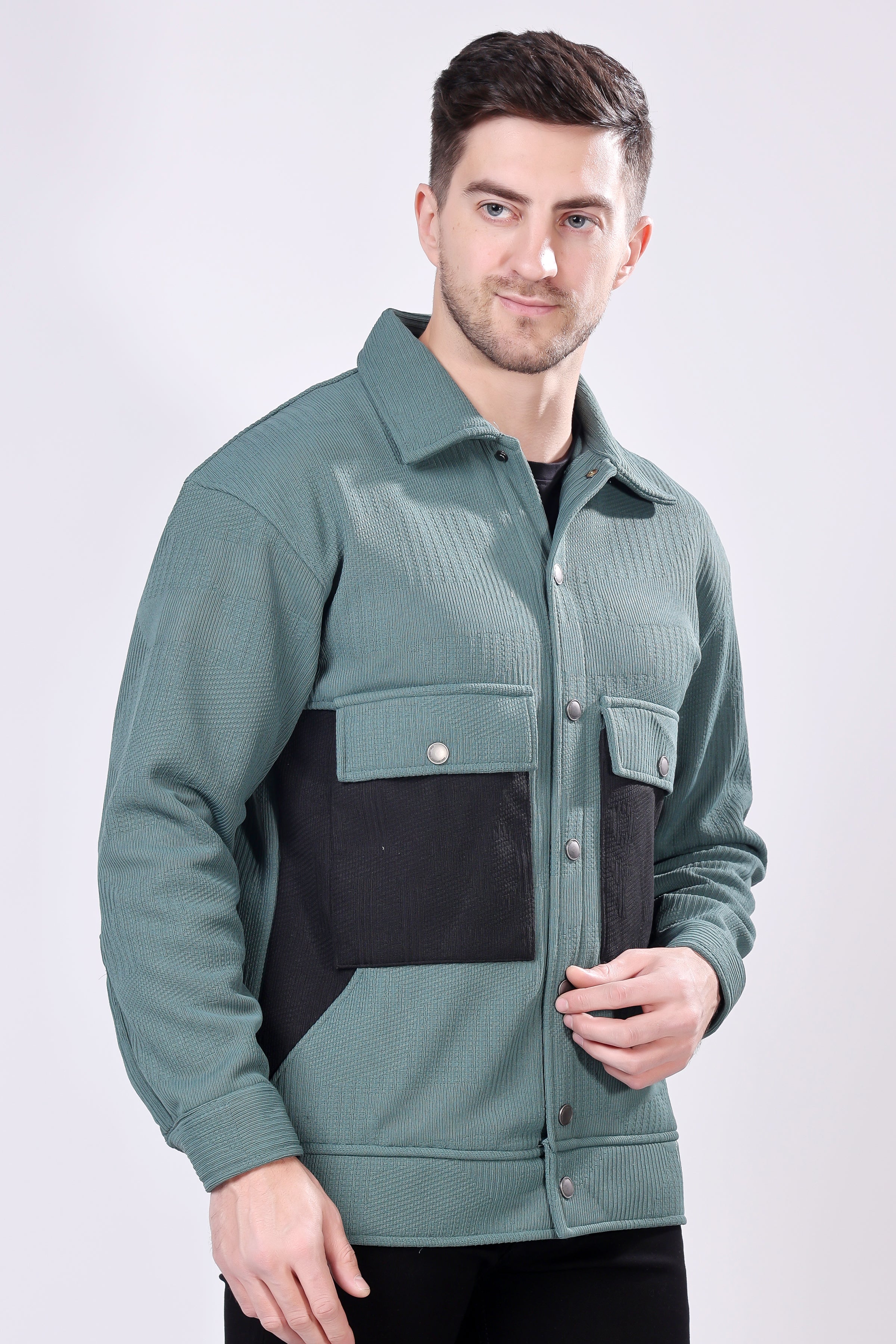 STYLOX Solid Winter Wear Regular Fit Standard Length Jacket - Stylox