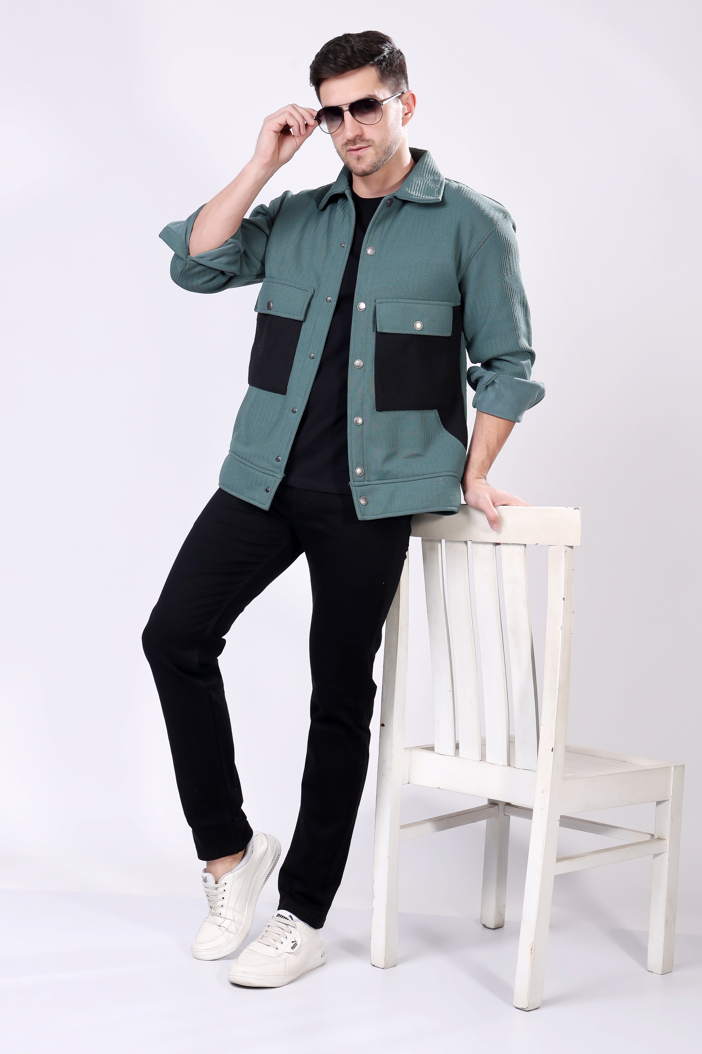 STYLOX Solid Winter Wear Regular Fit Standard Length Jacket - Stylox