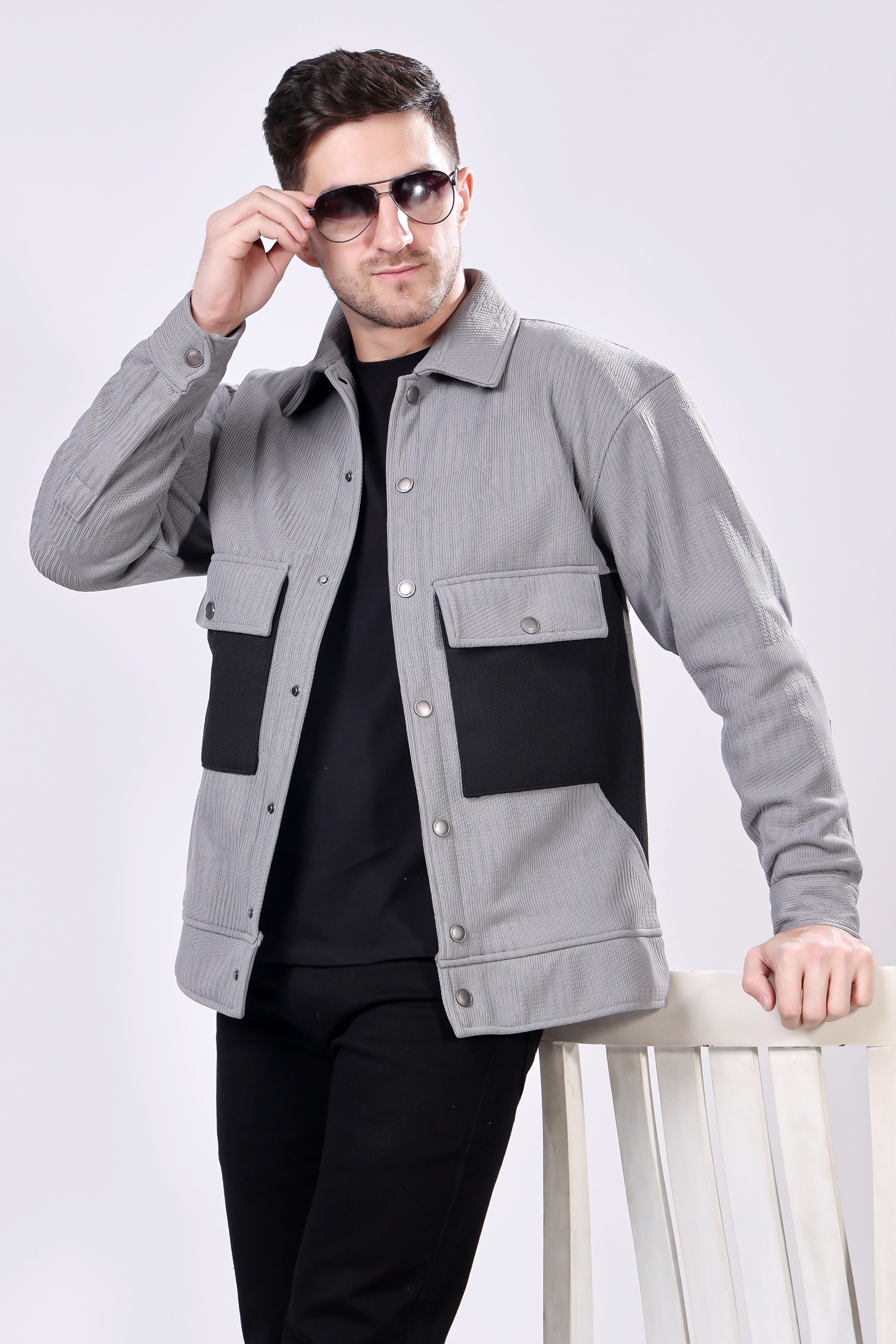 STYLOX Solid Winter Wear Regular Fit Standard Length Jacket - Stylox