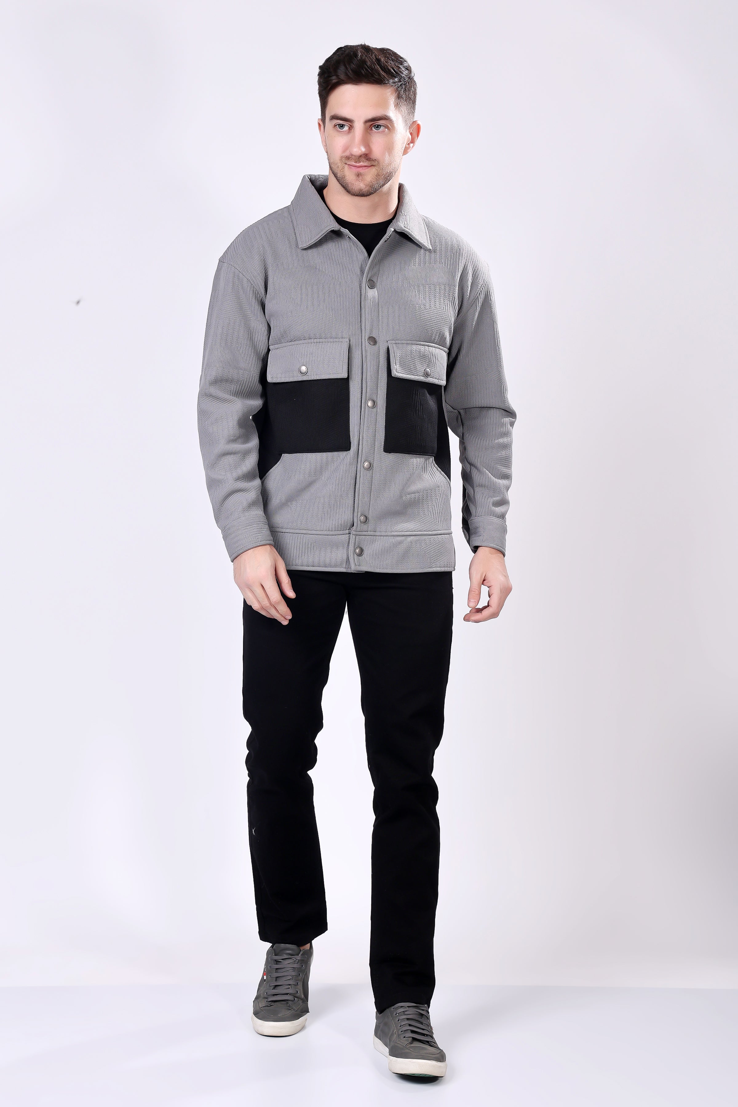 STYLOX Solid Winter Wear Regular Fit Standard Length Jacket - Stylox