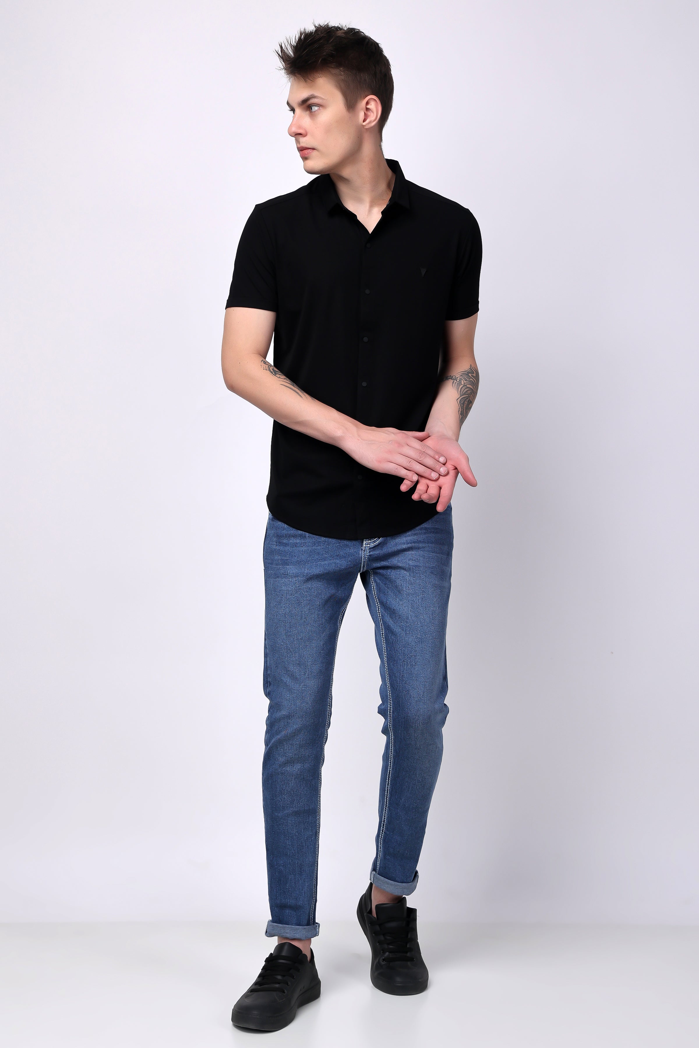 STYLOX OPEN SHIRT | Half Sleeves - Stylox