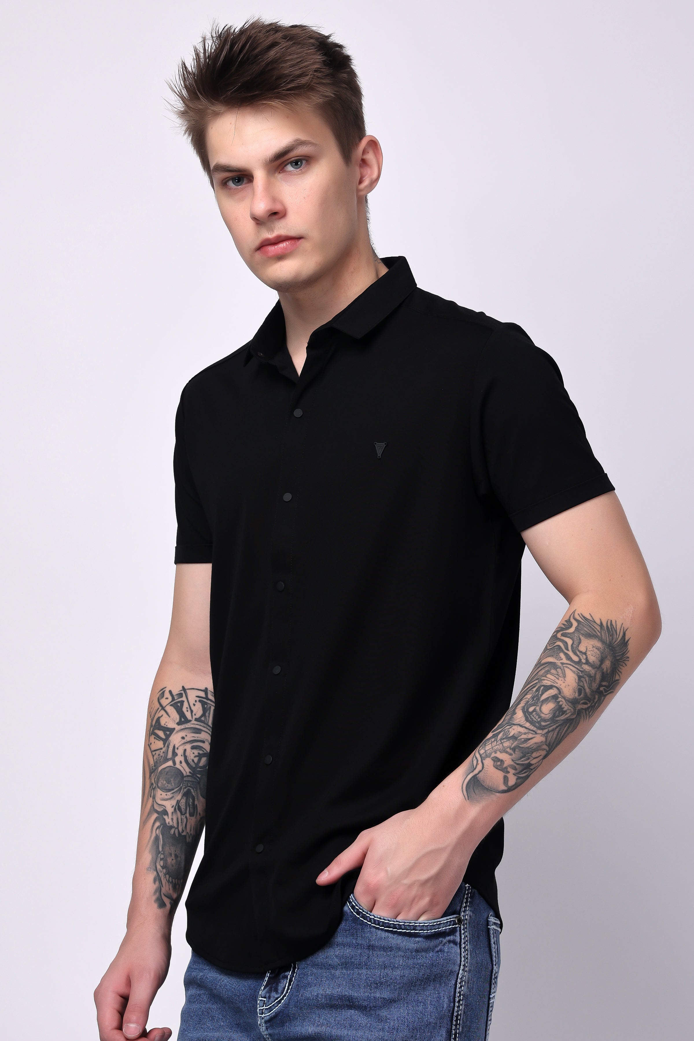 STYLOX OPEN SHIRT | Half Sleeves - Stylox
