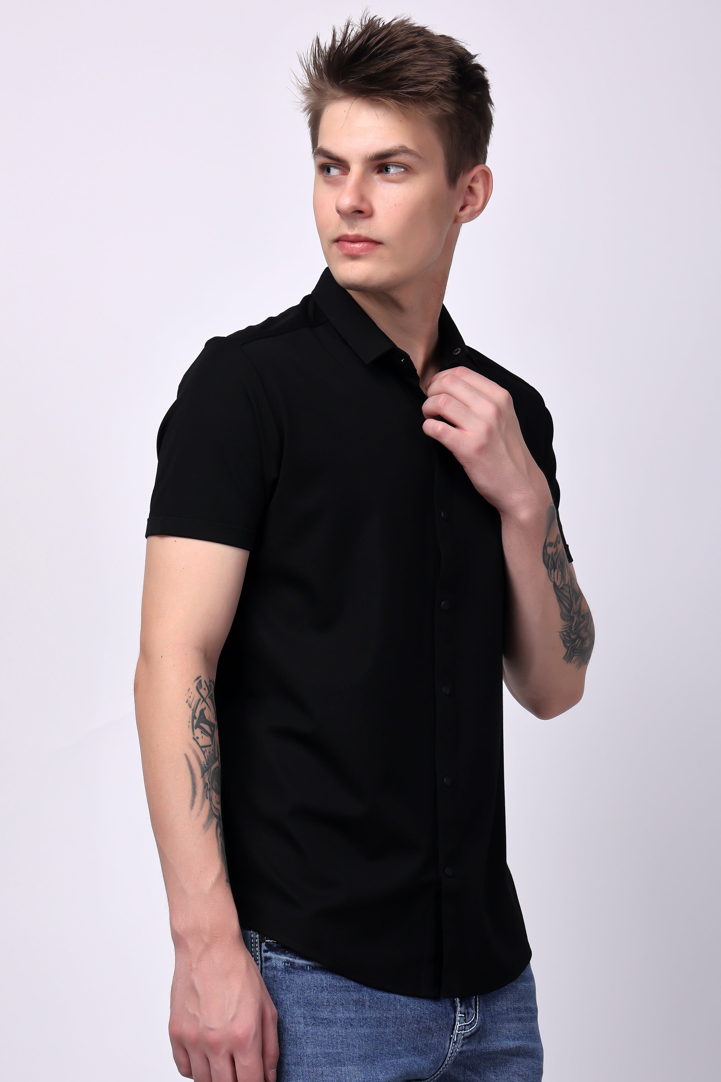 STYLOX OPEN SHIRT | Half Sleeves - Stylox