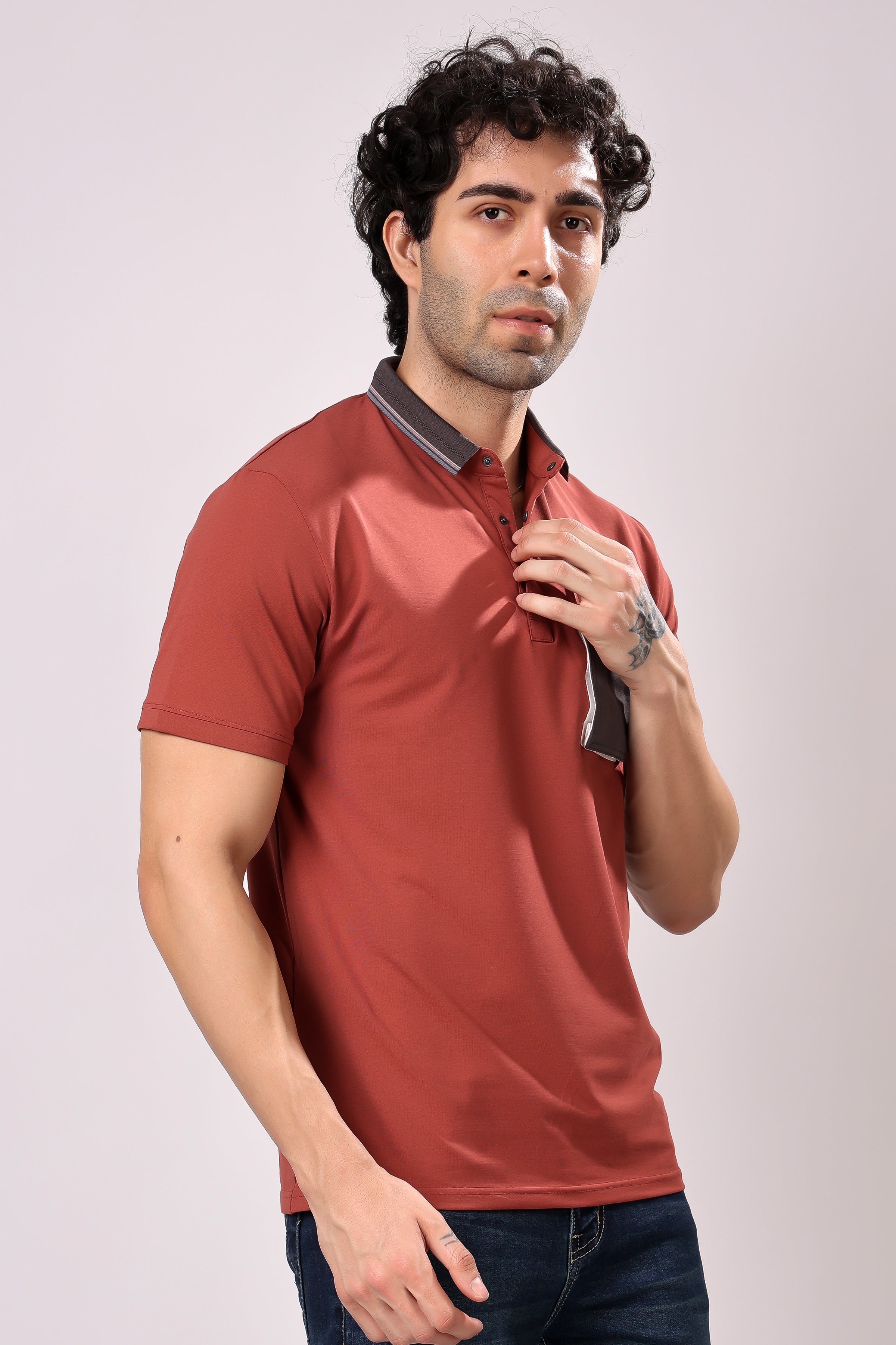 Stylox Solid Polo T-Shirts - Stylox