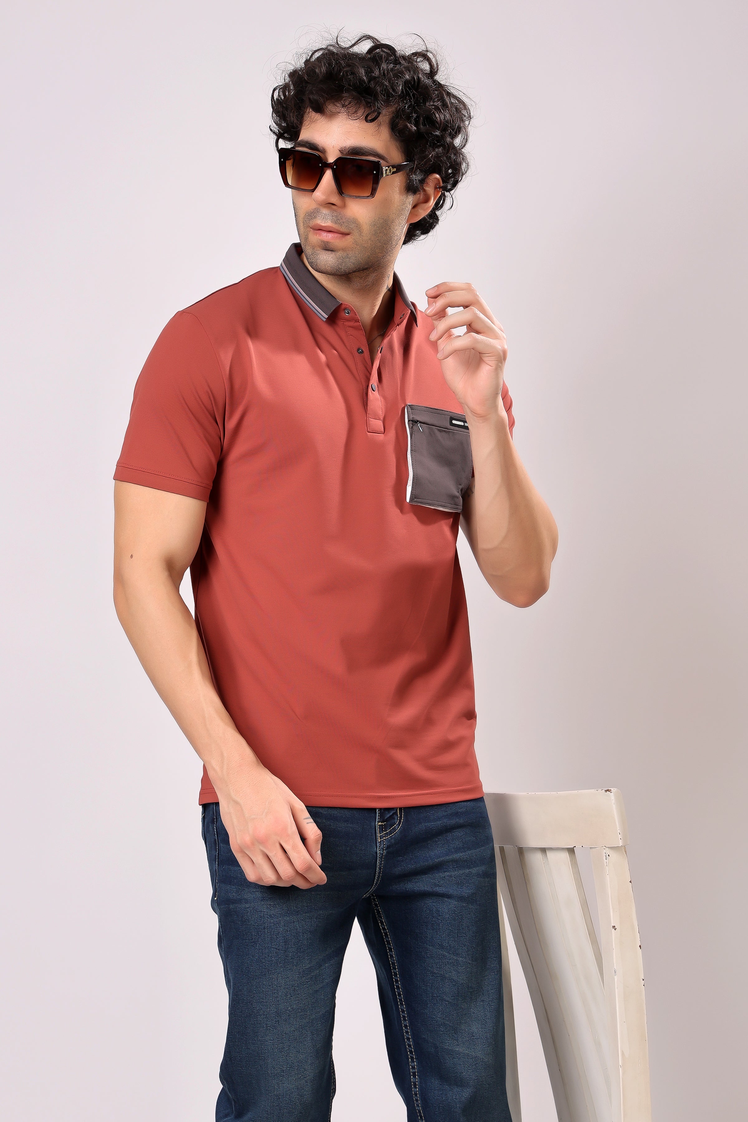 Stylox Solid Polo T-Shirts - Stylox