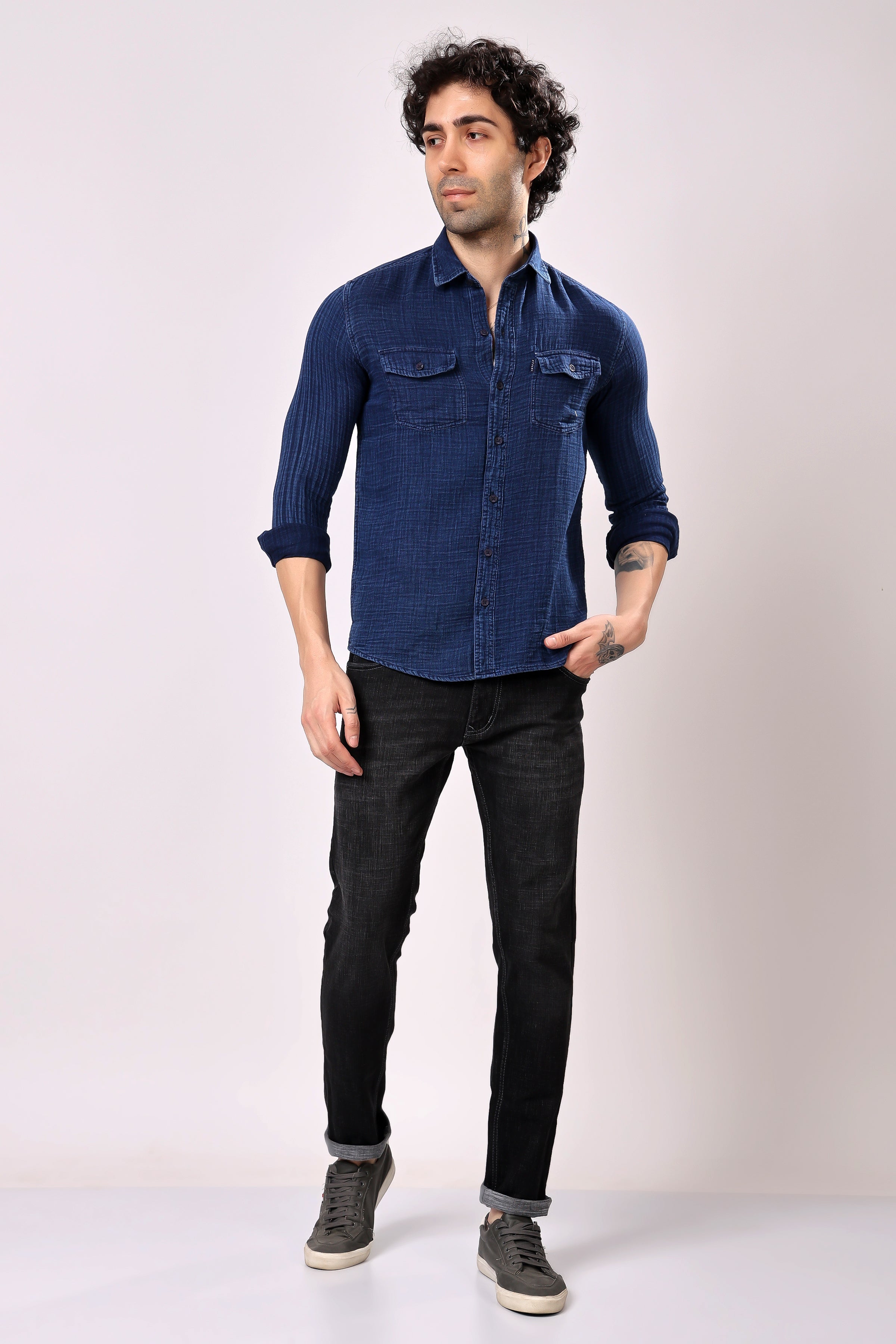 Stylox Denim Shirt - Stylox