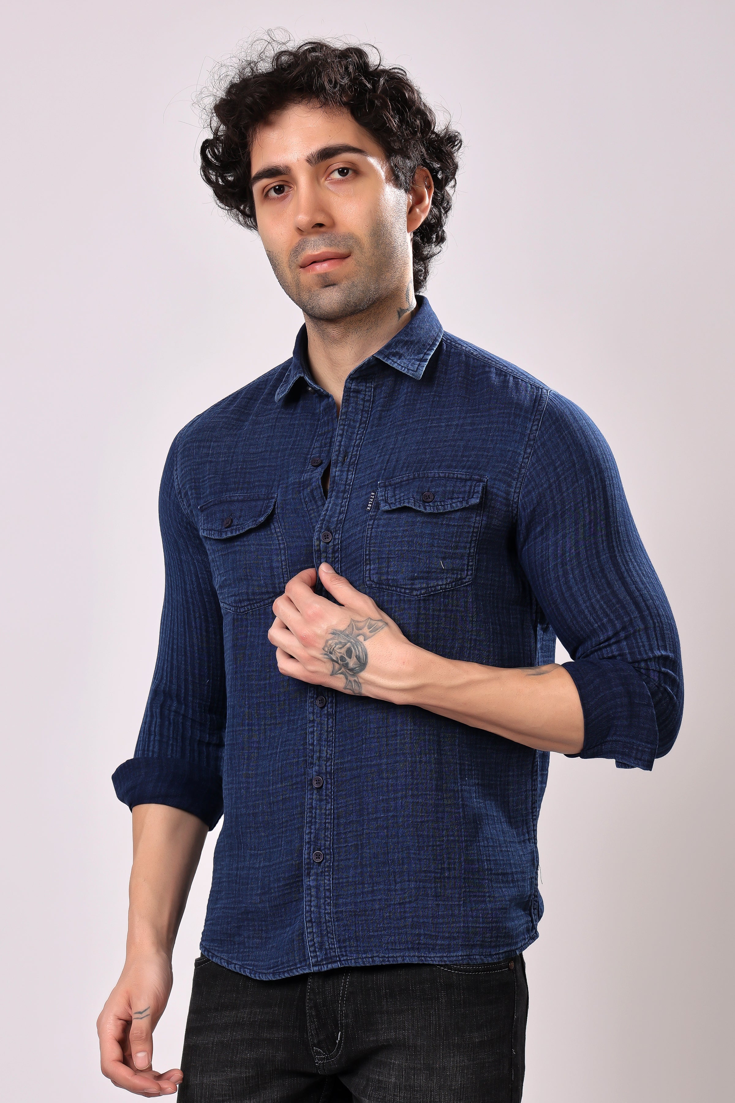 Stylox Denim Shirt - Stylox