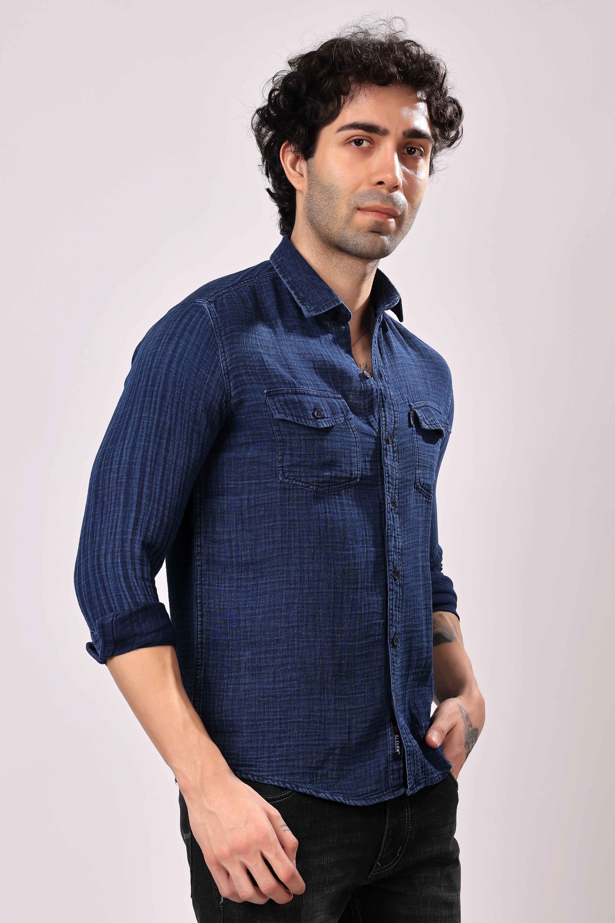 Stylox Denim Shirt - Stylox