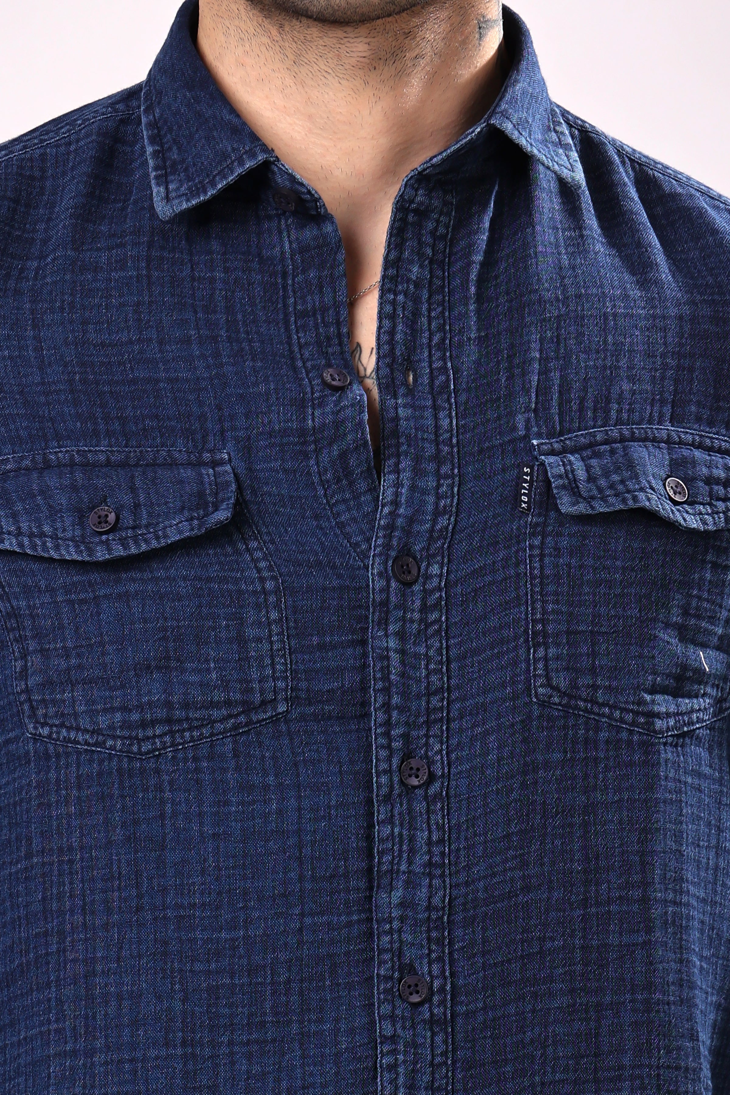 Stylox Denim Shirt - Stylox
