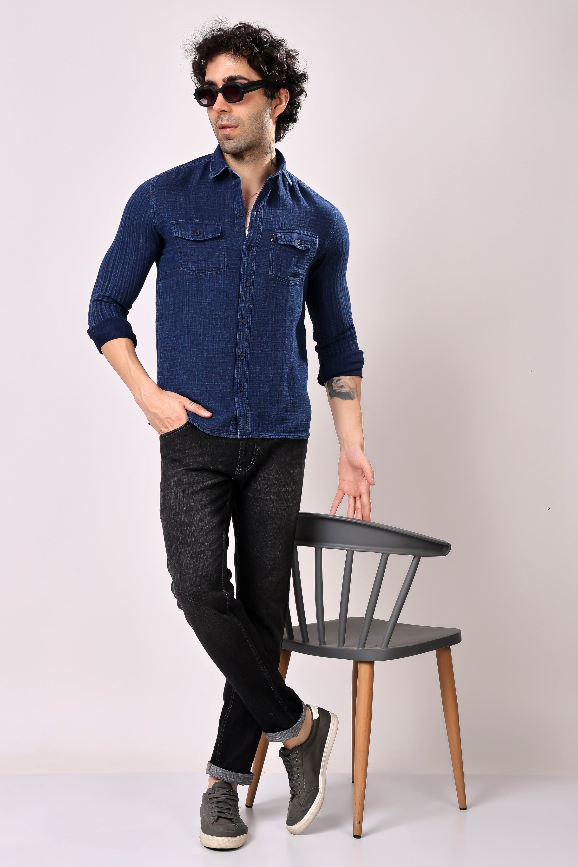 Stylox Denim Shirt - Stylox