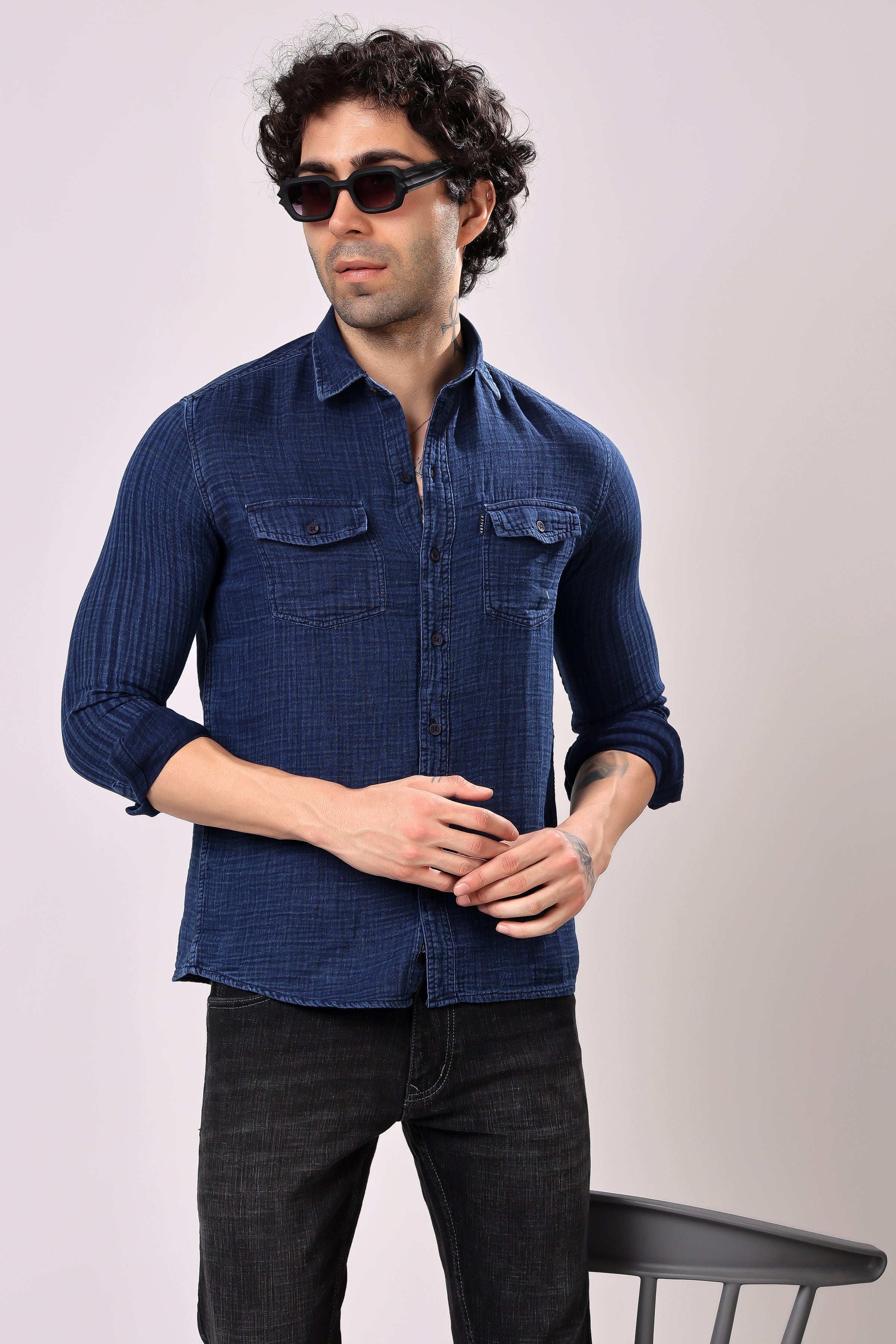 Stylox Denim Shirt - Stylox