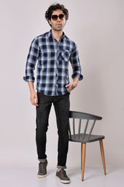 Stylox Denim Check Shirt