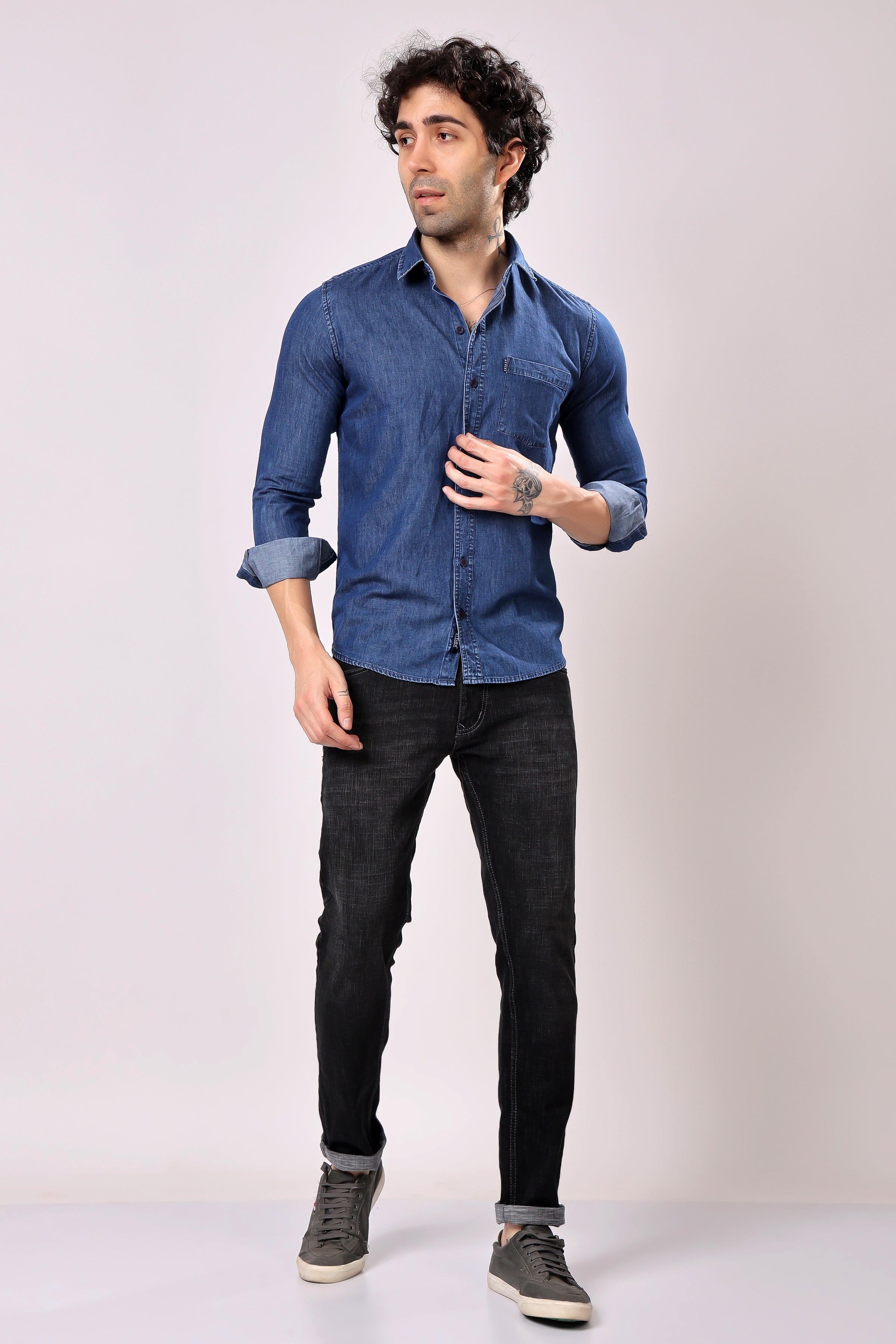 Stylox Denim Shirt - Stylox