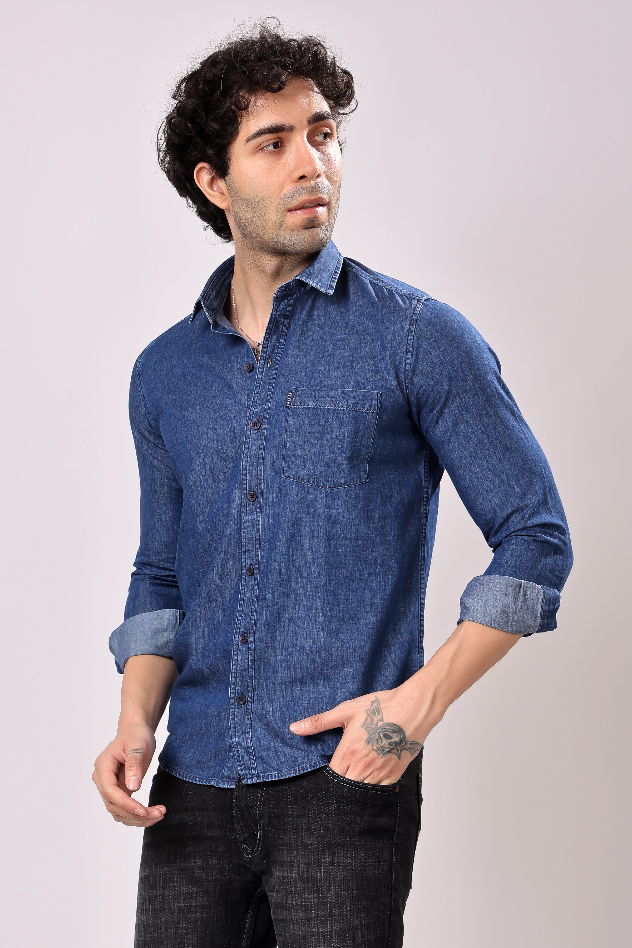 Stylox Denim Shirt - Stylox